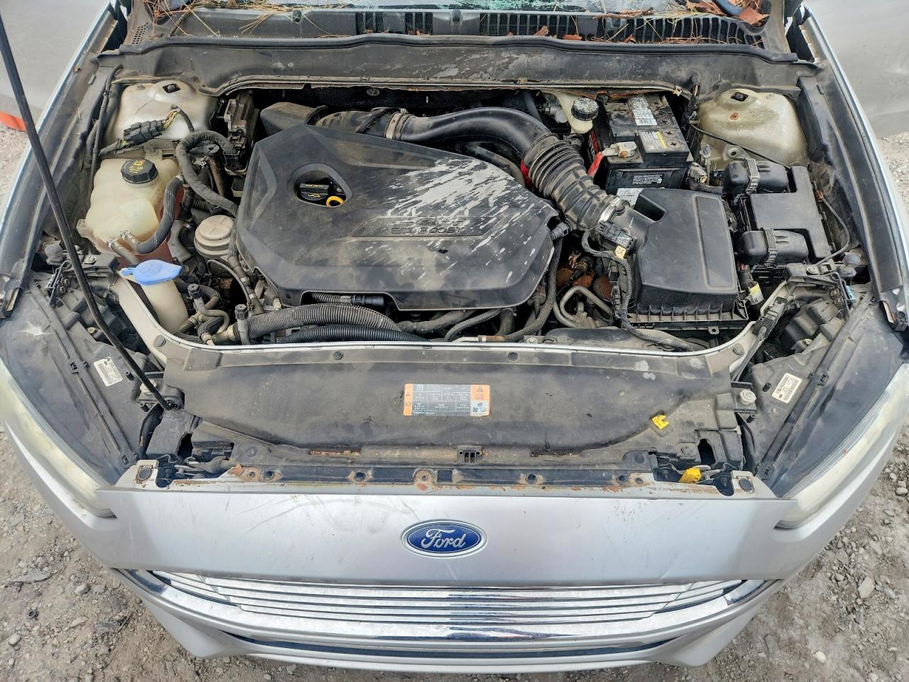 2013 Ford Fusion Se Silver vin: 3FA6P0HR4DR201212