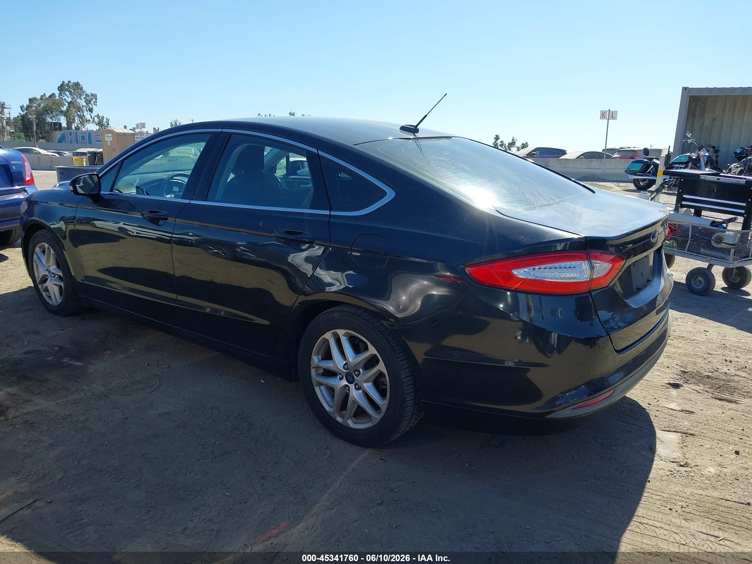 2013 Ford Fusion Se Black vin: 3FA6P0HR4DR202053