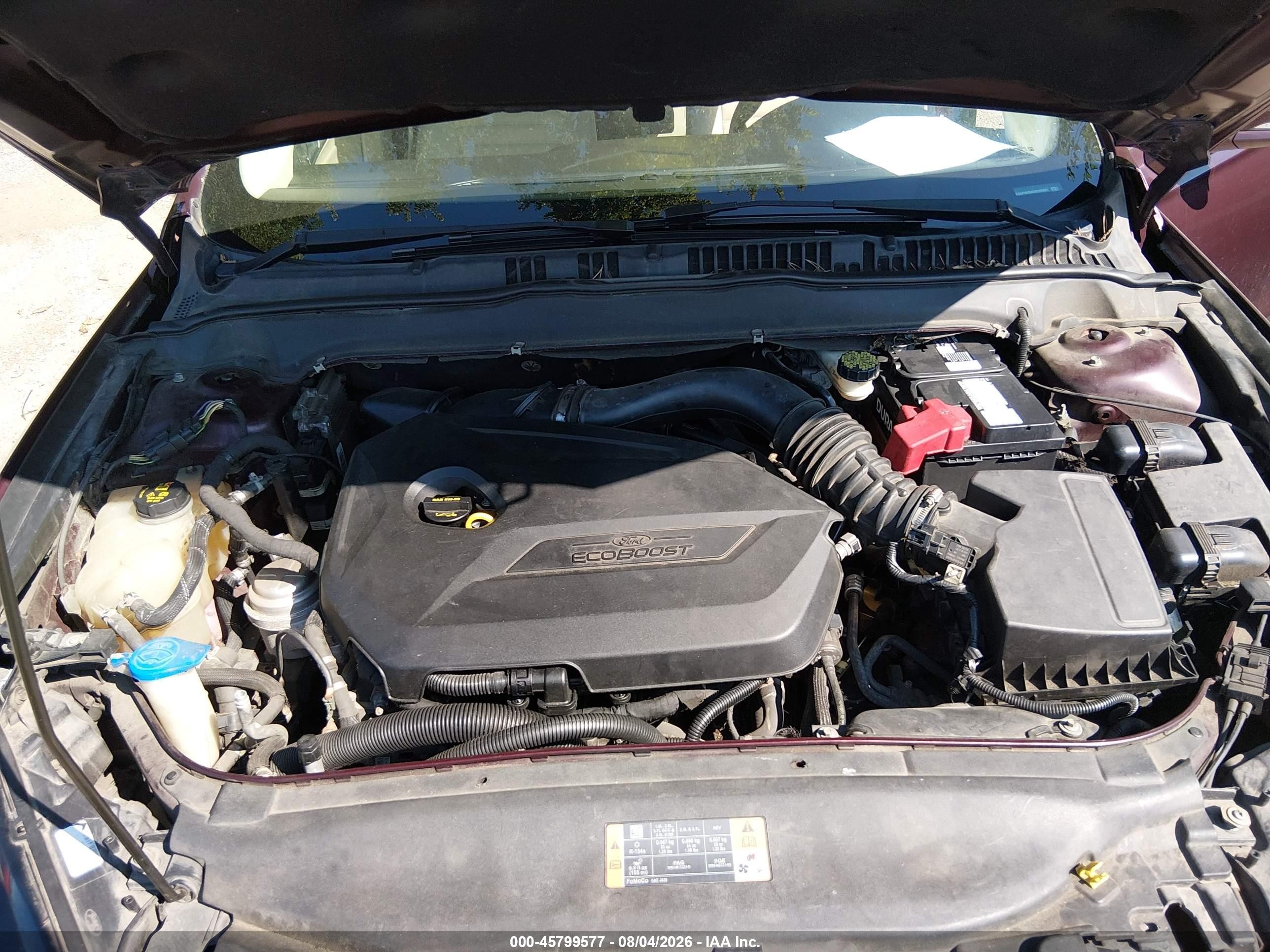 2013 Ford Fusion Se Maroon vin: 3FA6P0HR4DR205891