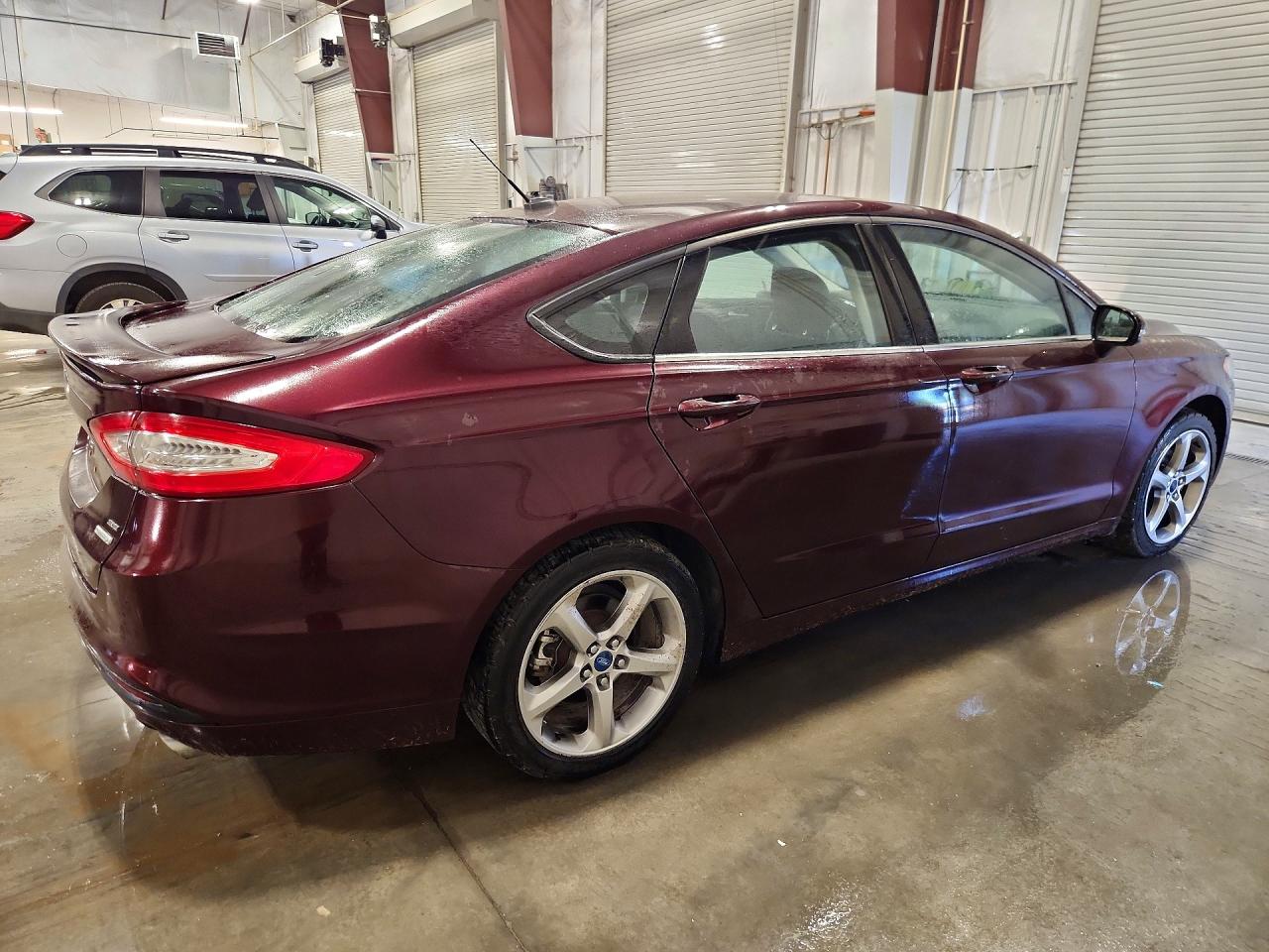 2013 Ford Fusion Se Maroon vin: 3FA6P0HR4DR227115