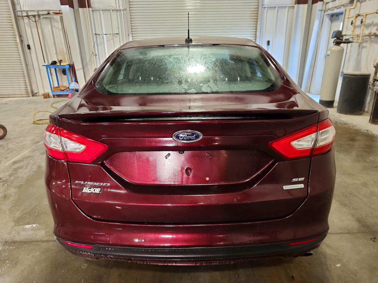 2013 Ford Fusion Se Maroon vin: 3FA6P0HR4DR227115