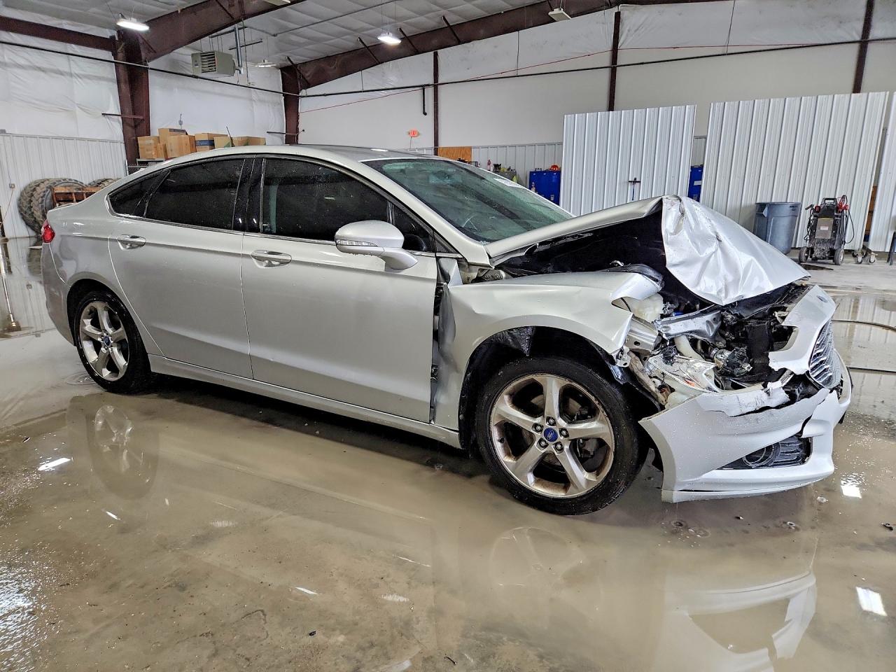 2013 Ford Fusion Se Silver vin: 3FA6P0HR4DR234162