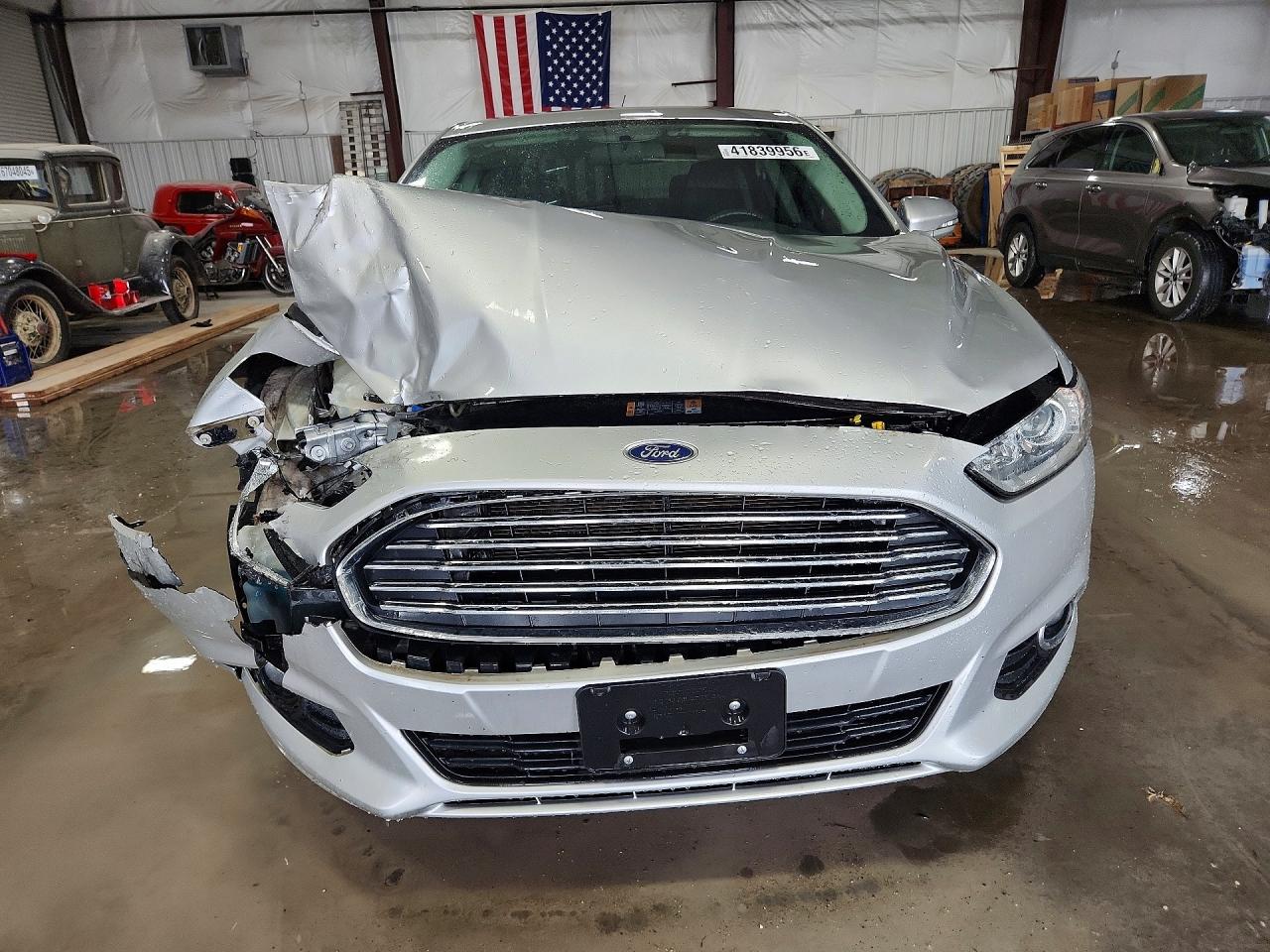 2013 Ford Fusion Se Silver vin: 3FA6P0HR4DR234162