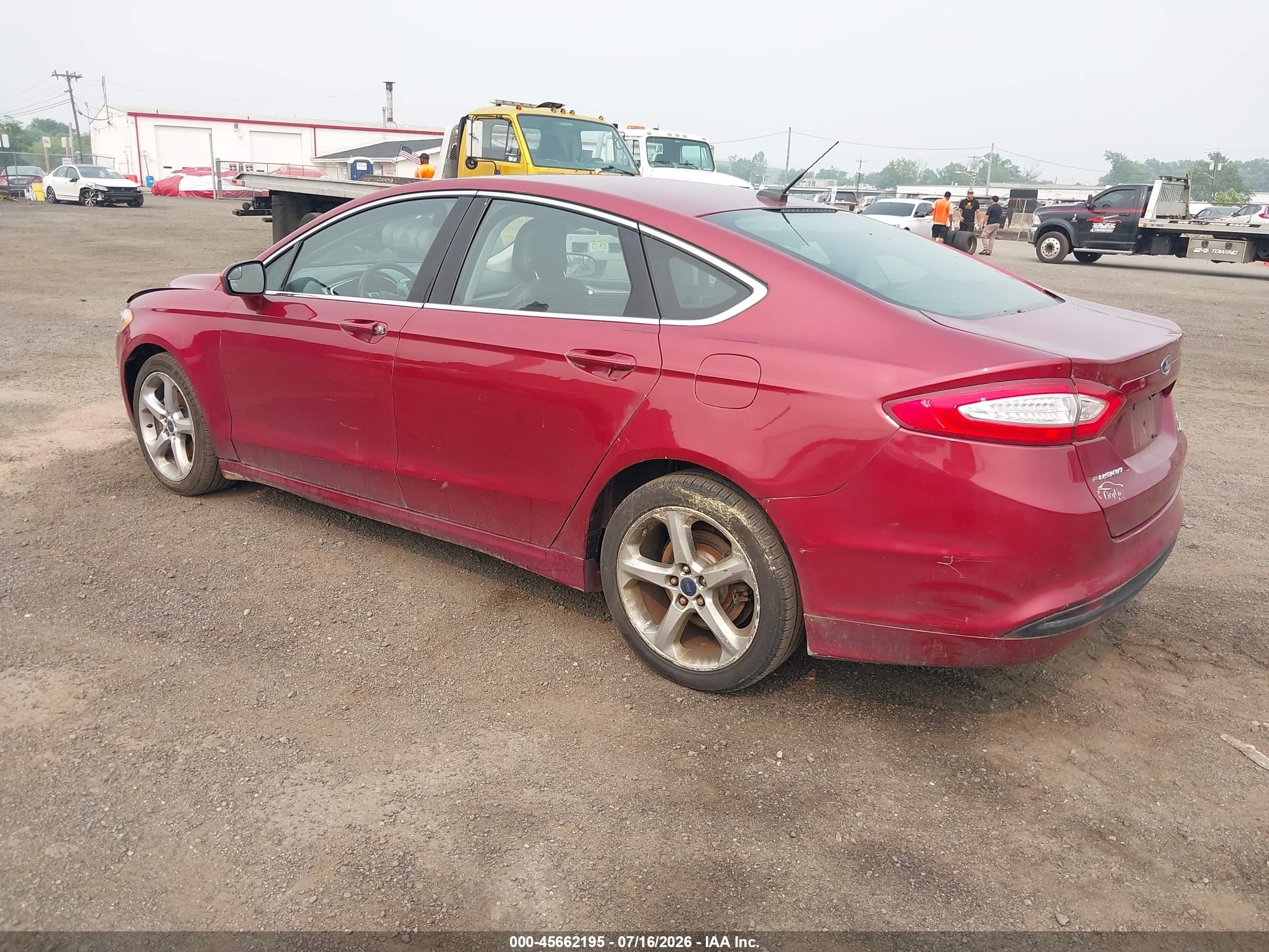 2013 Ford Fusion Se Red vin: 3FA6P0HR4DR251916