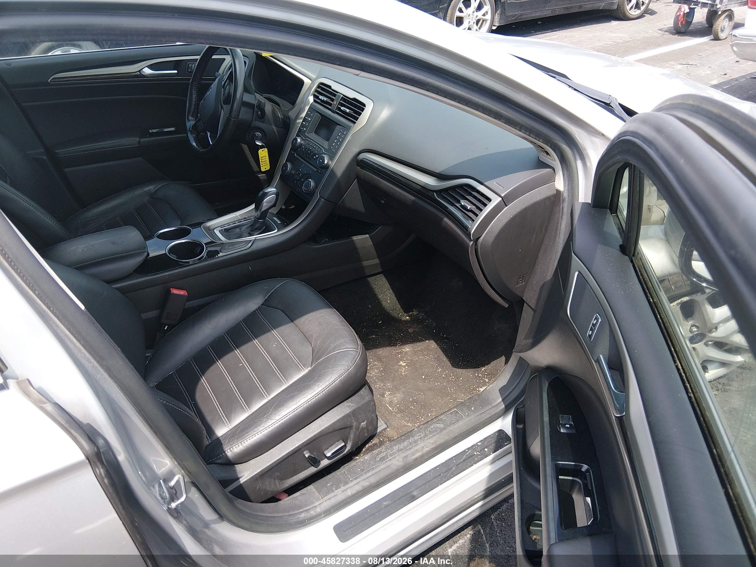 2013 Ford Fusion Se Серый vin: 3FA6P0HR4DR279652