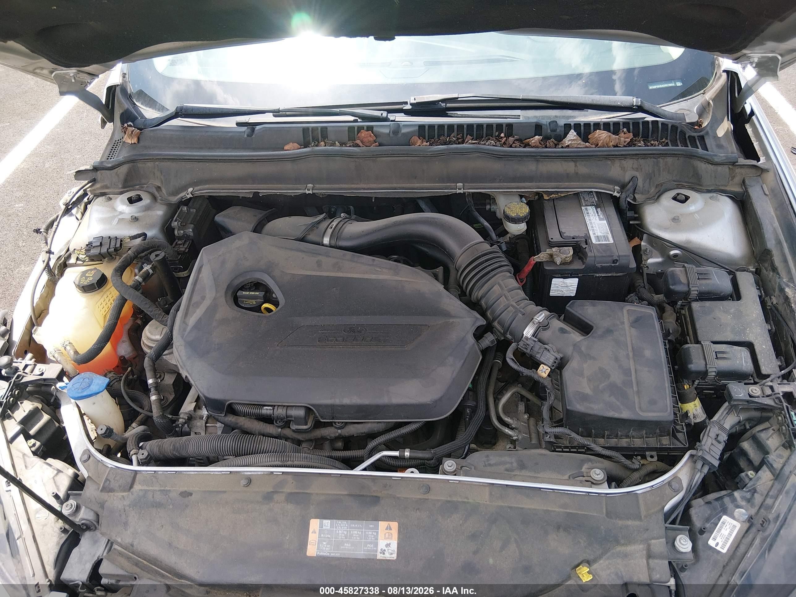 2013 Ford Fusion Se Серый vin: 3FA6P0HR4DR279652