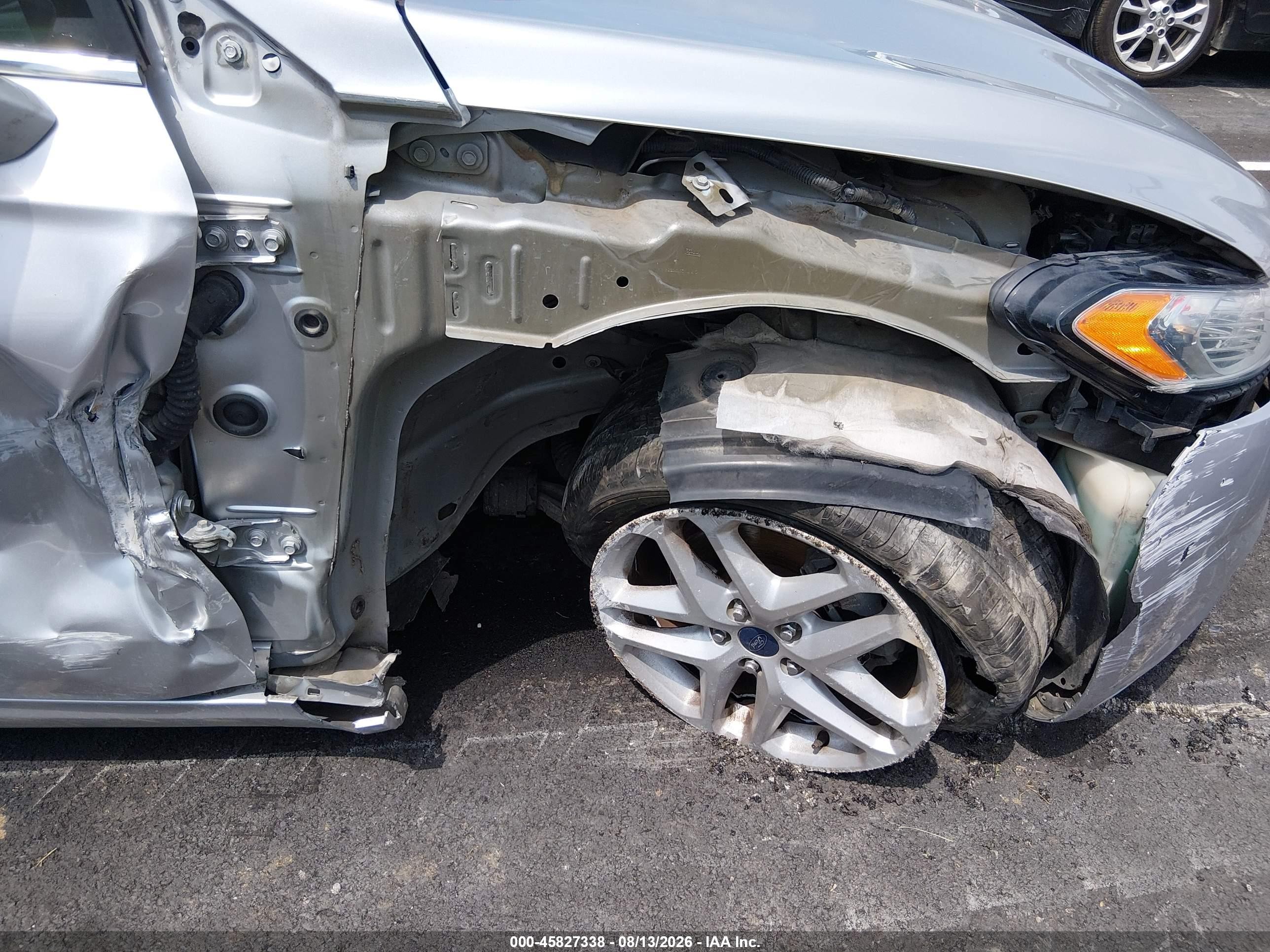 2013 Ford Fusion Se Серый vin: 3FA6P0HR4DR279652