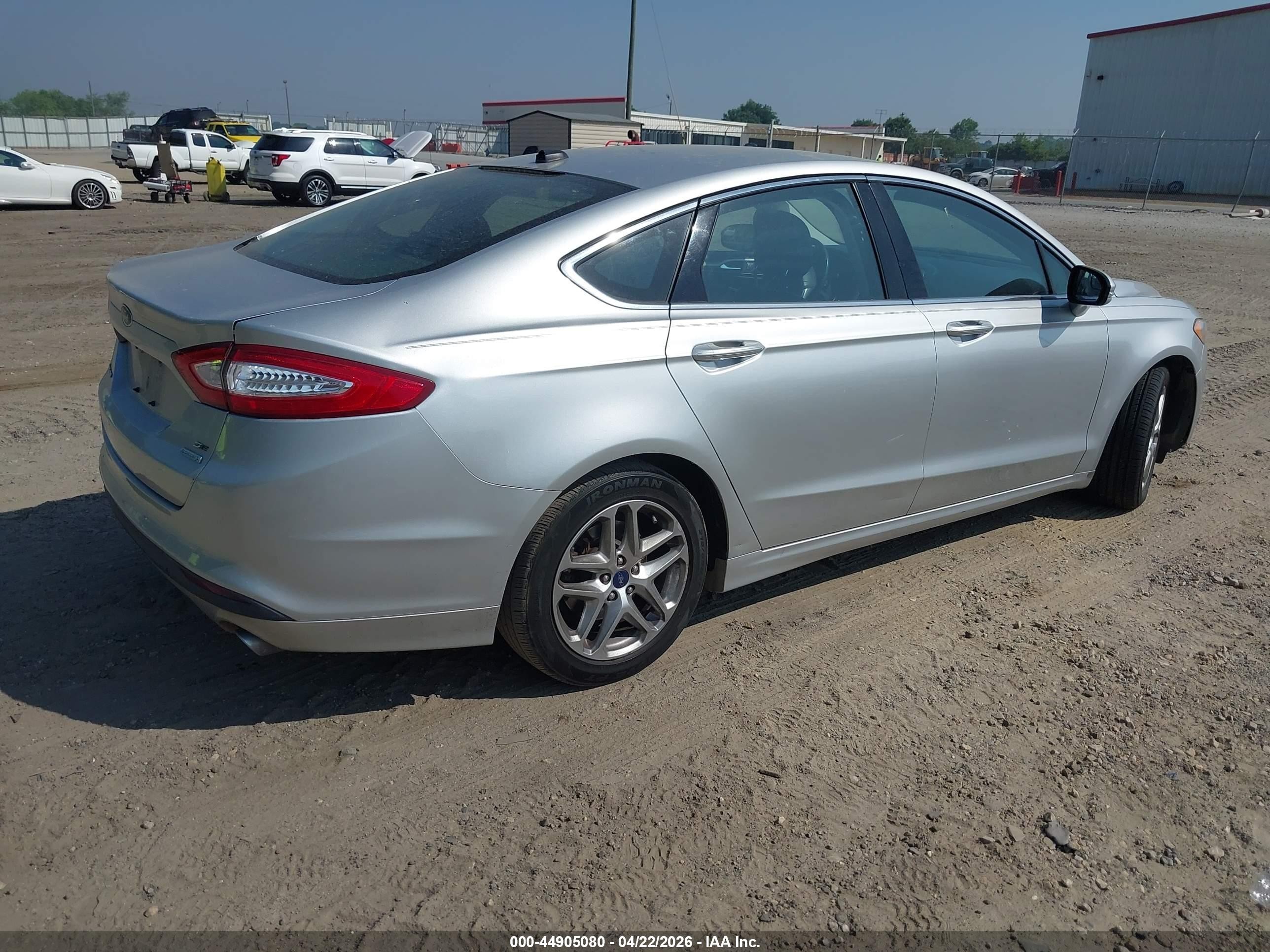 2013 Ford Fusion Se Silver vin: 3FA6P0HR4DR280574