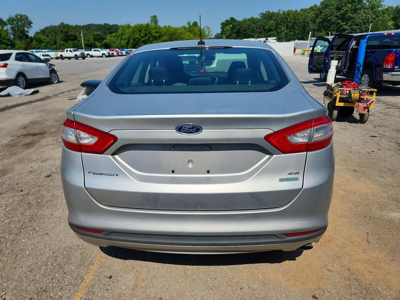 2013 Ford Fusion Se Silver vin: 3FA6P0HR4DR305747