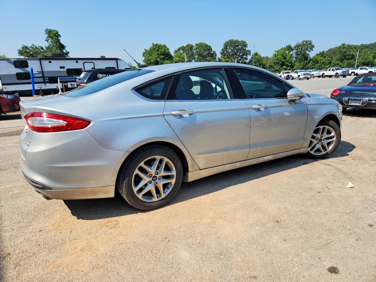 2013 Ford Fusion Se Silver vin: 3FA6P0HR4DR305747