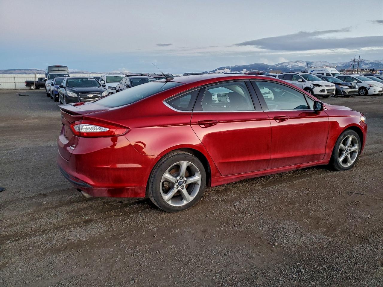 2013 Ford Fusion Se Красный vin: 3FA6P0HR4DR315002
