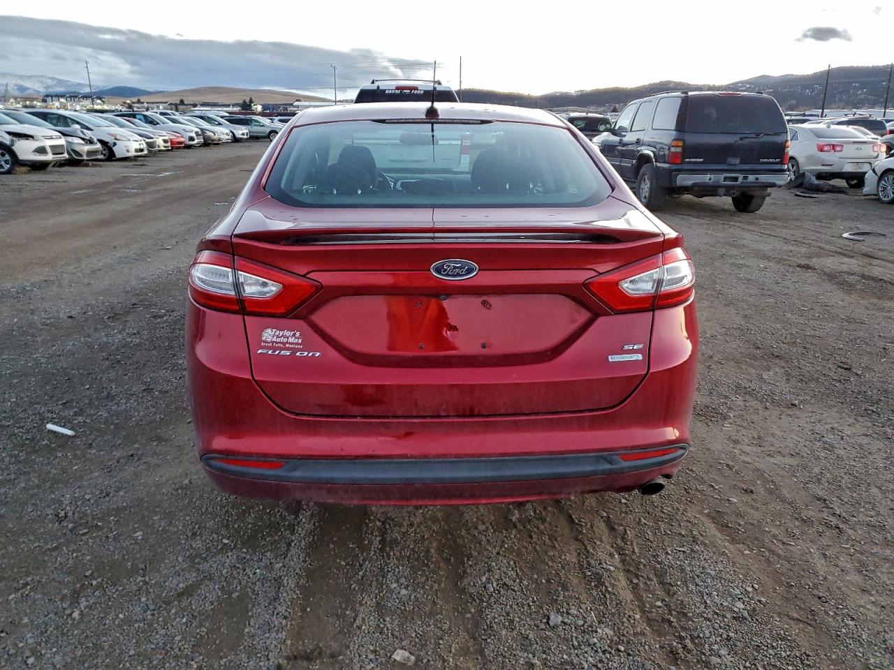 2013 Ford Fusion Se Красный vin: 3FA6P0HR4DR315002