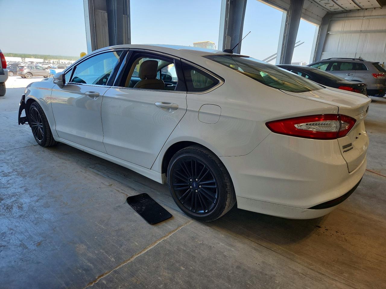 2013 Ford Fusion Se White vin: 3FA6P0HR4DR350624
