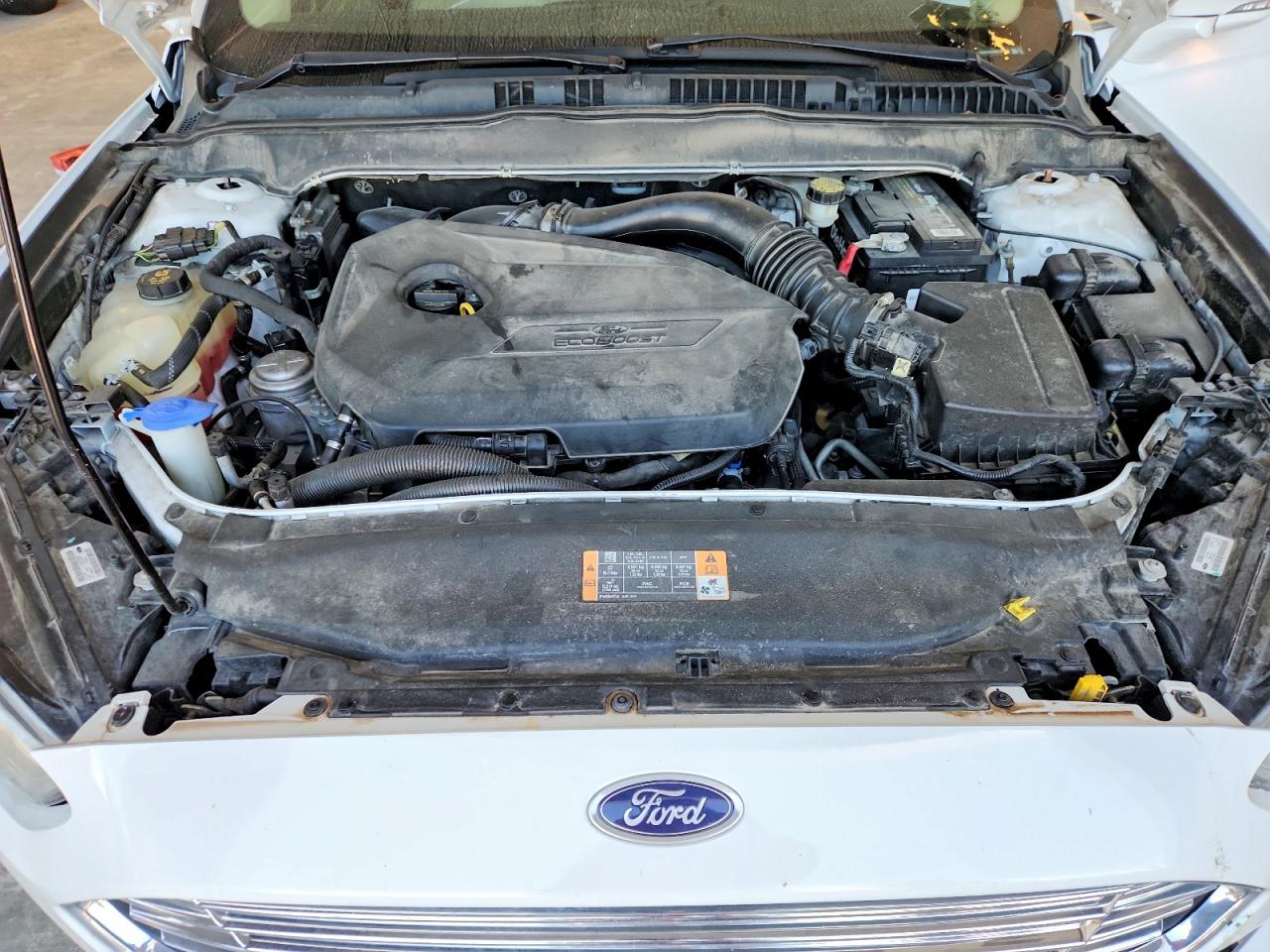 2013 Ford Fusion Se White vin: 3FA6P0HR4DR350624