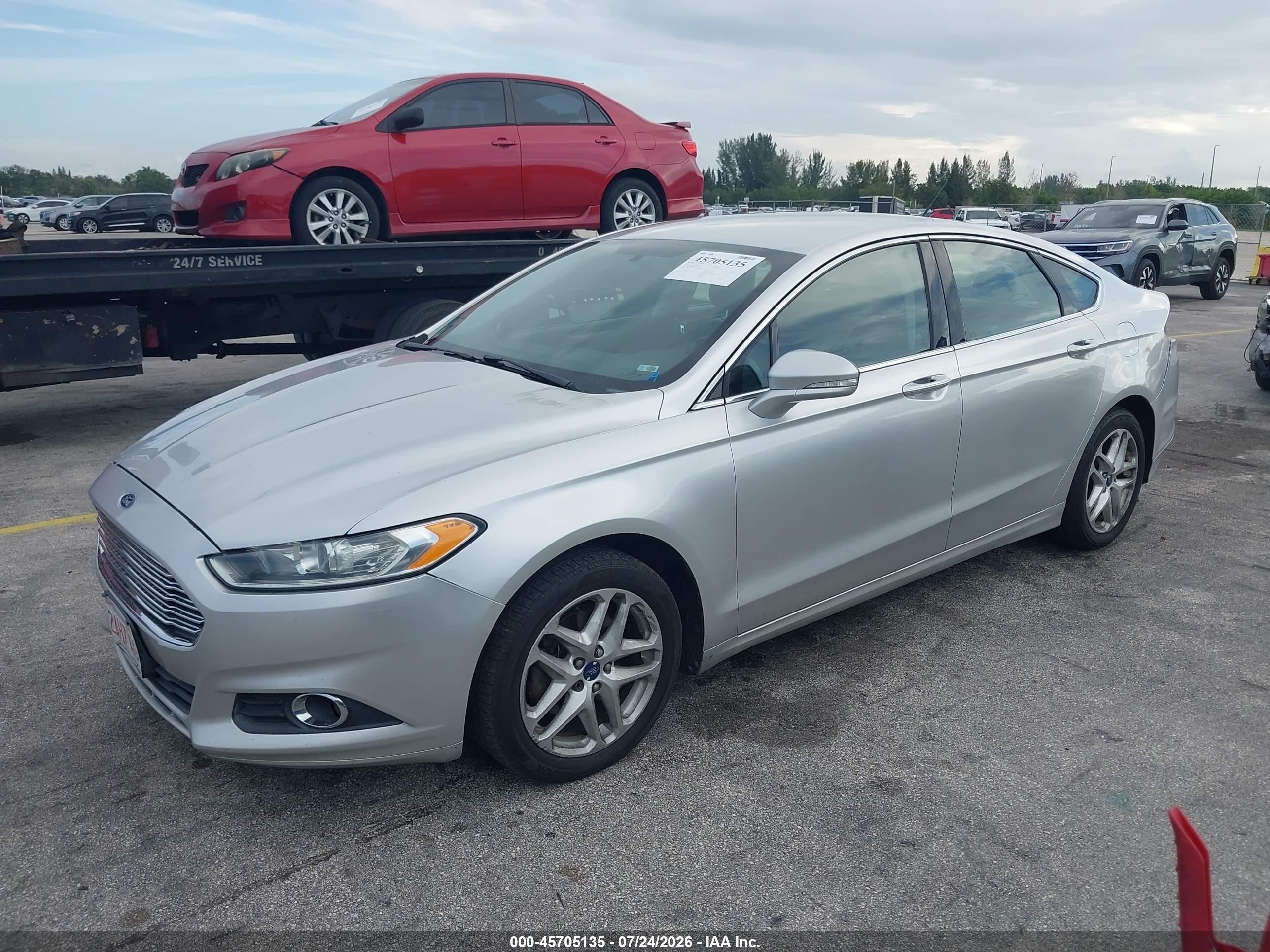 2013 Ford Fusion Se Silver vin: 3FA6P0HR4DR373451