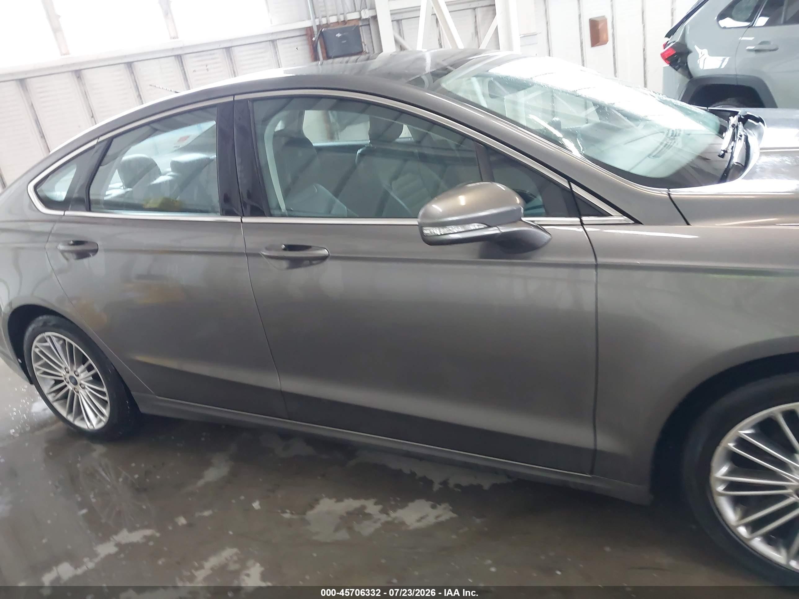 2013 Ford Fusion Se Gray vin: 3FA6P0HR4DR375328