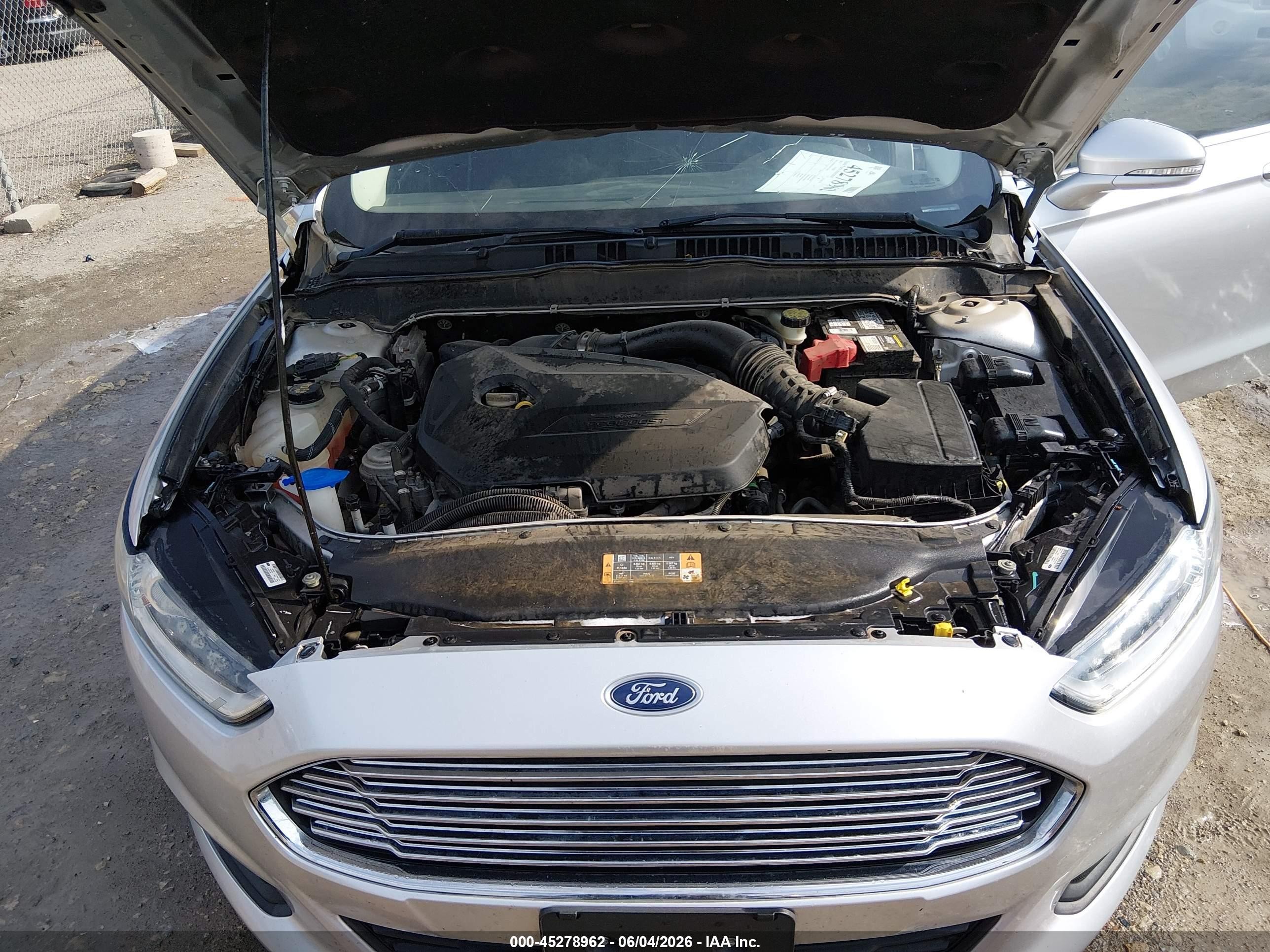 2013 Ford Fusion Se Silver vin: 3FA6P0HR4DR378925