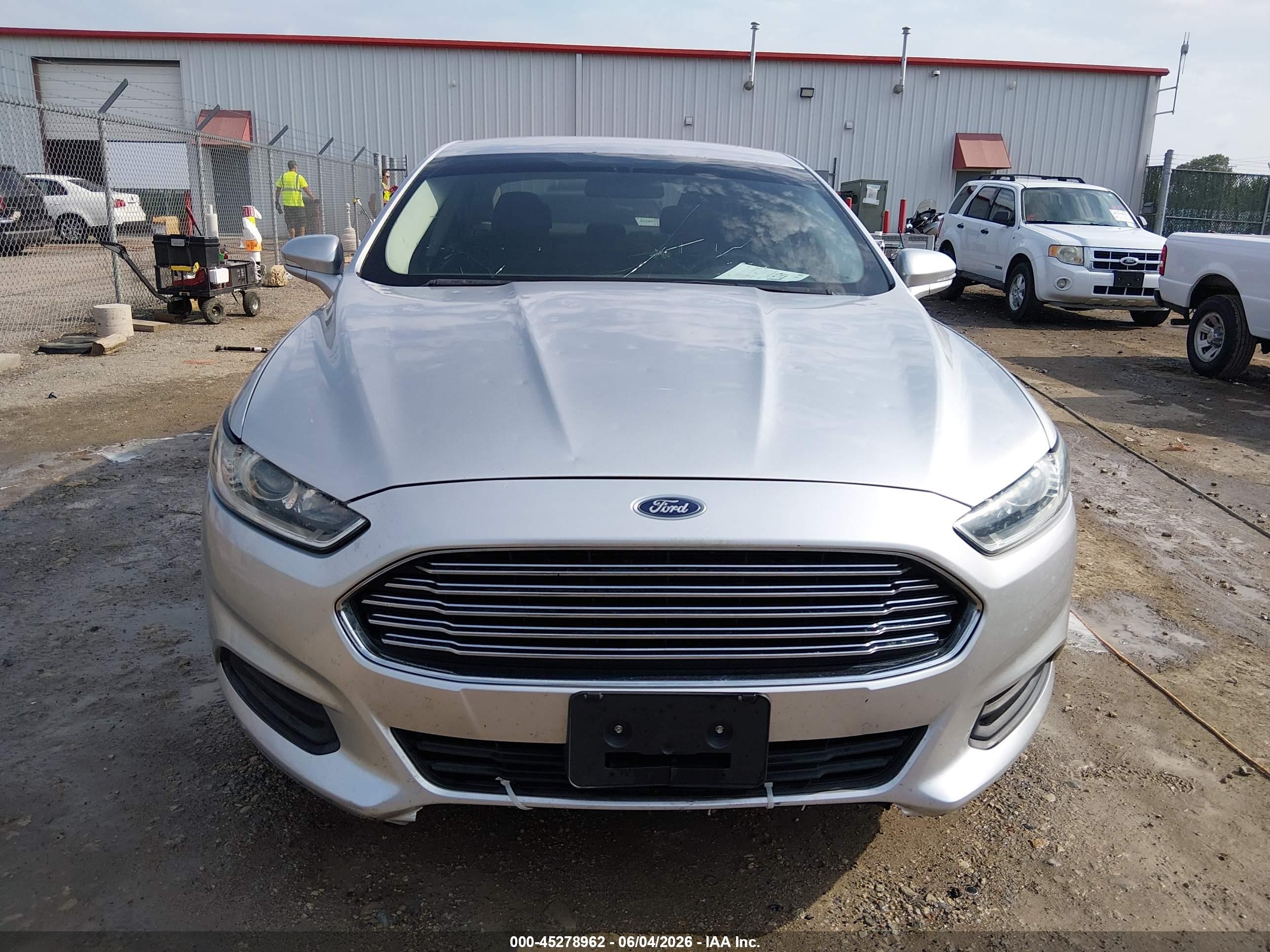 2013 Ford Fusion Se Silver vin: 3FA6P0HR4DR378925