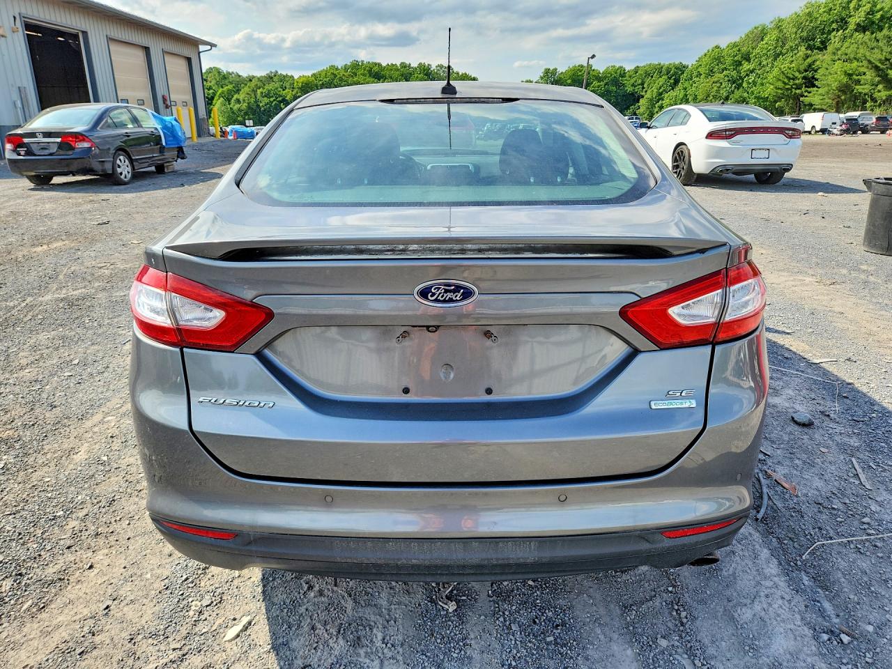2013 Ford Fusion Se Gray vin: 3FA6P0HR4DR381162