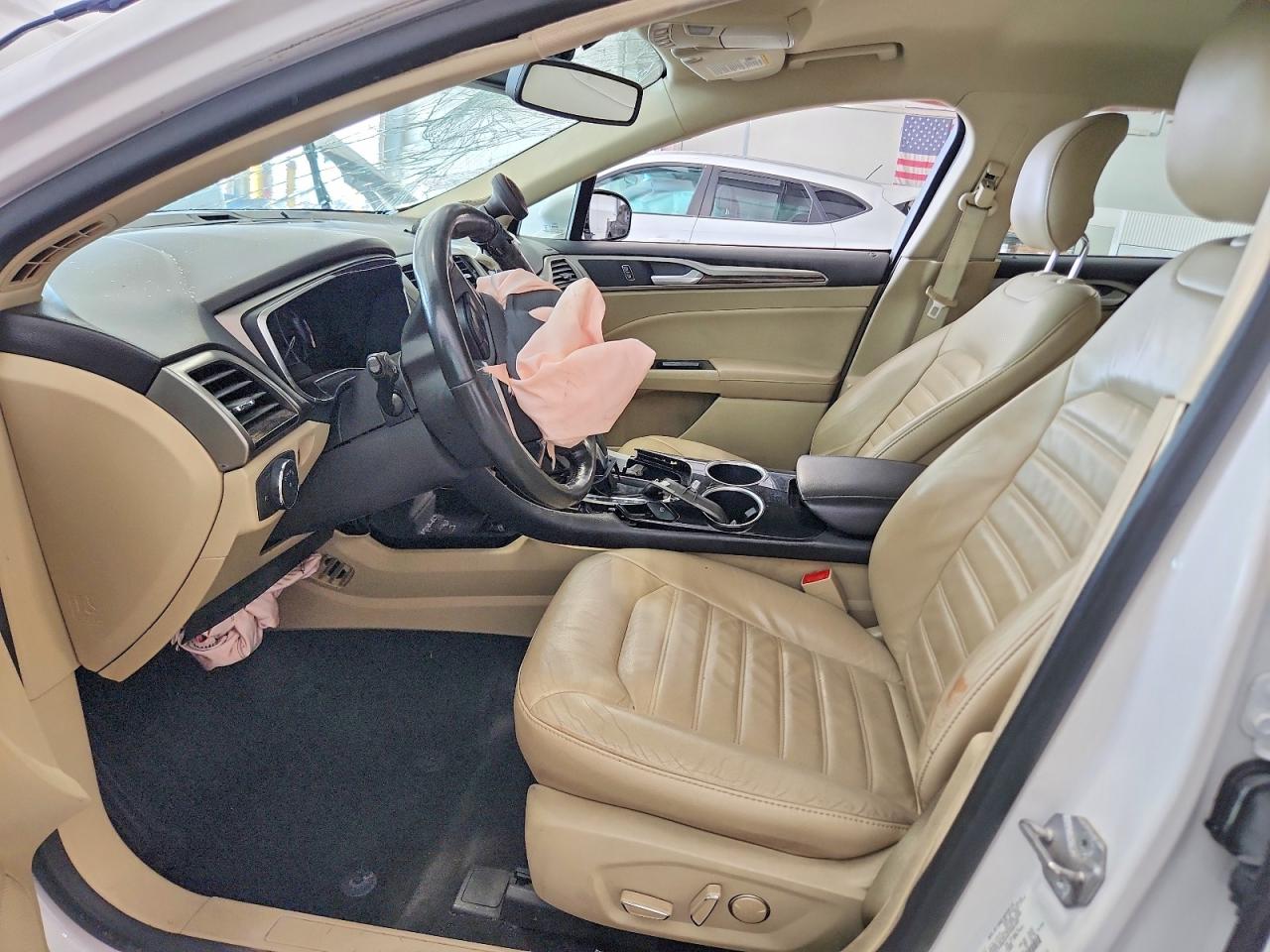2013 Ford Fusion Se White vin: 3FA6P0HR4DR388225