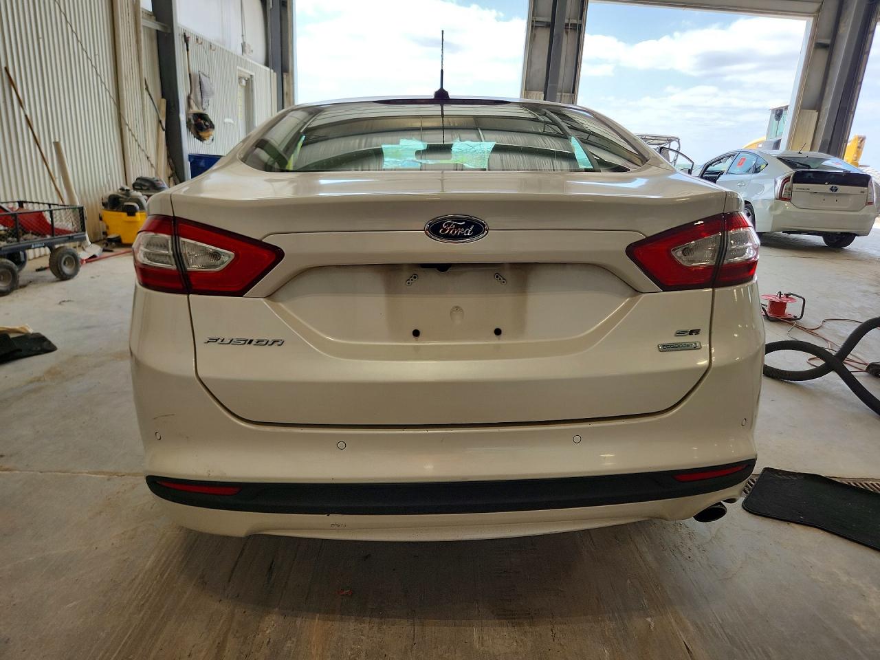 2013 Ford Fusion Se White vin: 3FA6P0HR4DR388225
