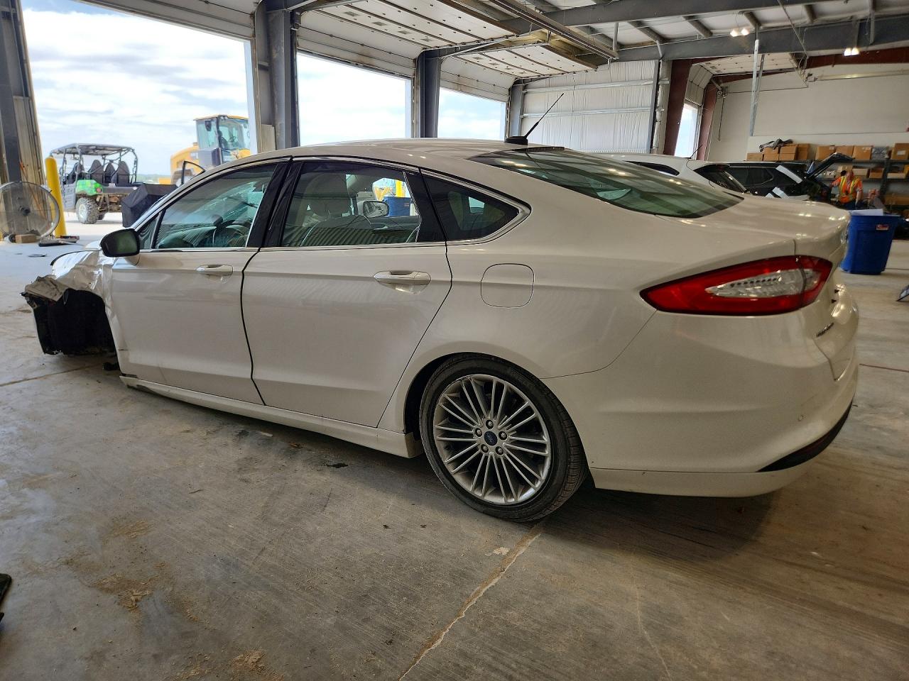 2013 Ford Fusion Se White vin: 3FA6P0HR4DR388225
