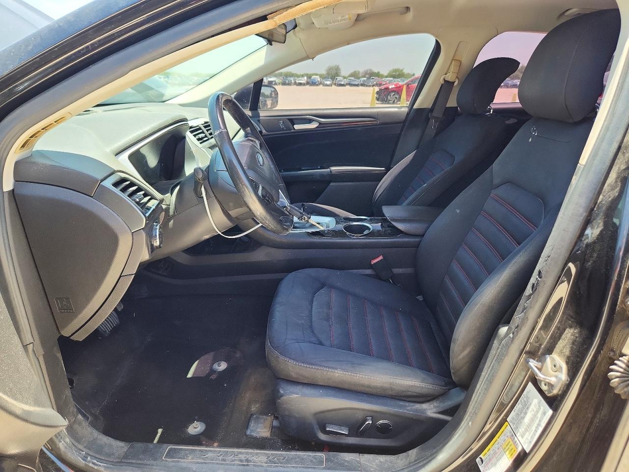2013 Ford Fusion Se Black vin: 3FA6P0HR5DR101460