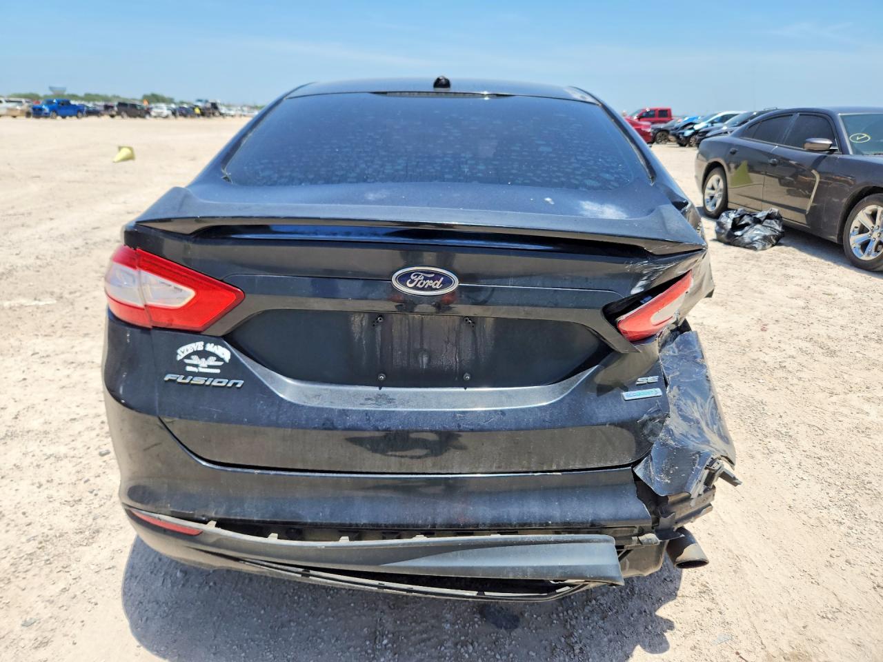 2013 Ford Fusion Se Black vin: 3FA6P0HR5DR101460