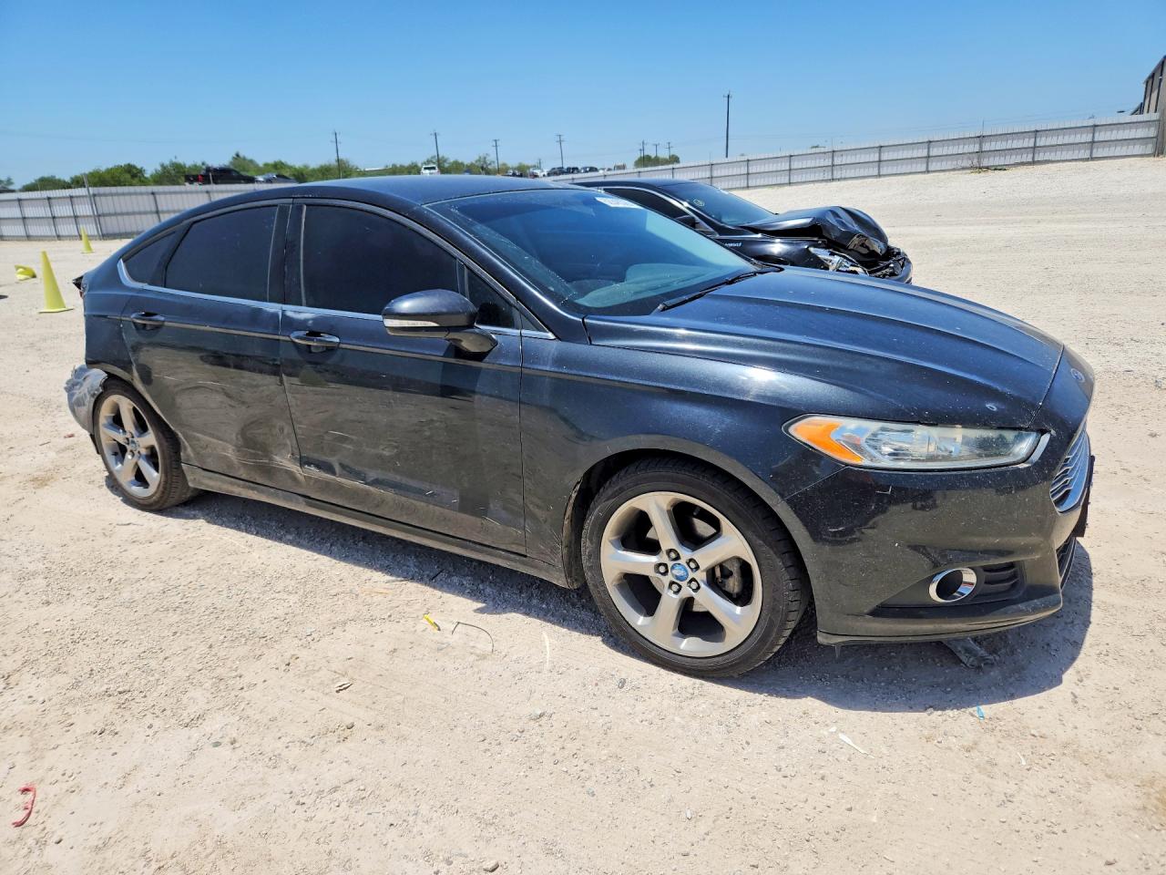 2013 Ford Fusion Se Black vin: 3FA6P0HR5DR101460
