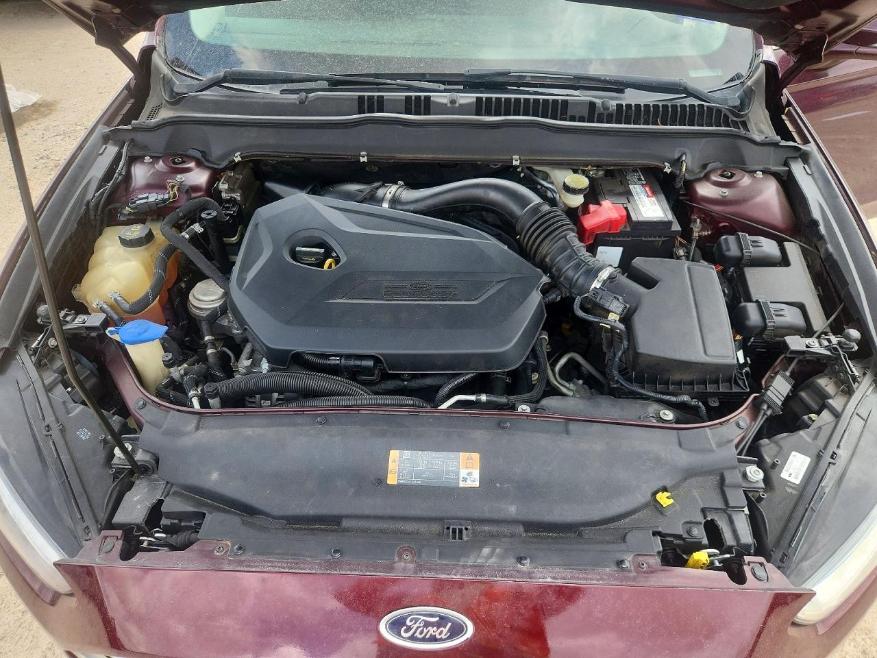2013 Ford Fusion Se Burgundy vin: 3FA6P0HR5DR122776