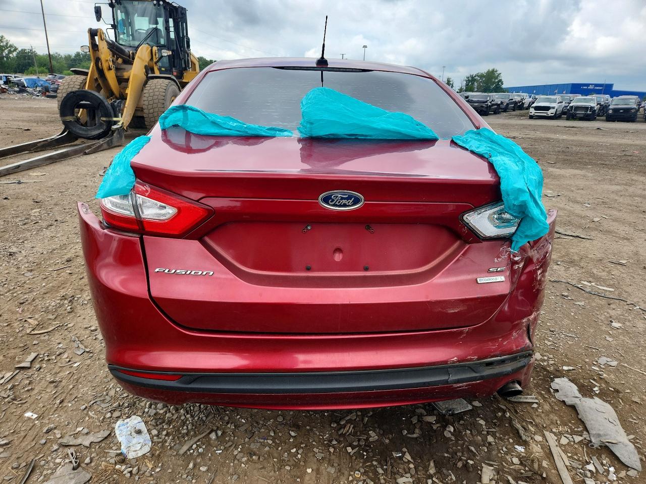 2013 Ford Fusion Se Red vin: 3FA6P0HR5DR131932
