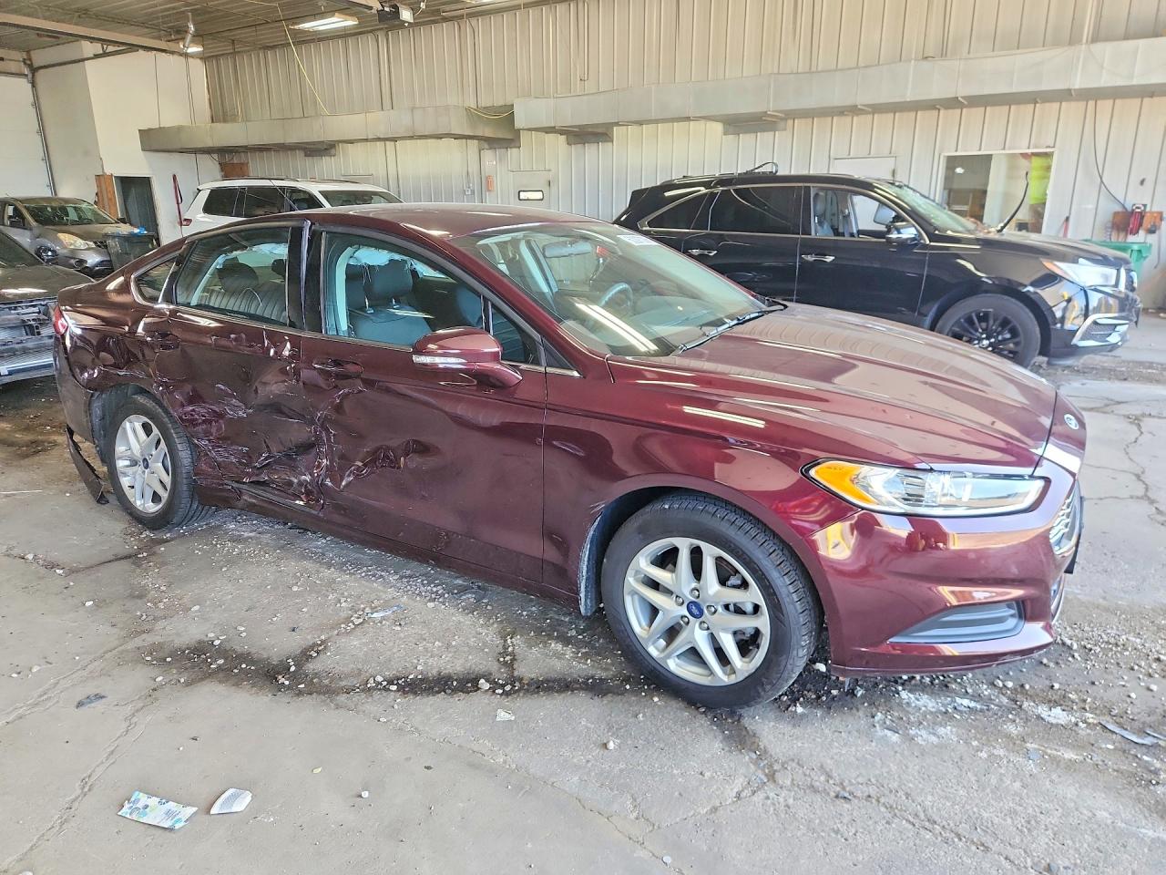 2013 Ford Fusion Se Бордовый vin: 3FA6P0HR5DR138945