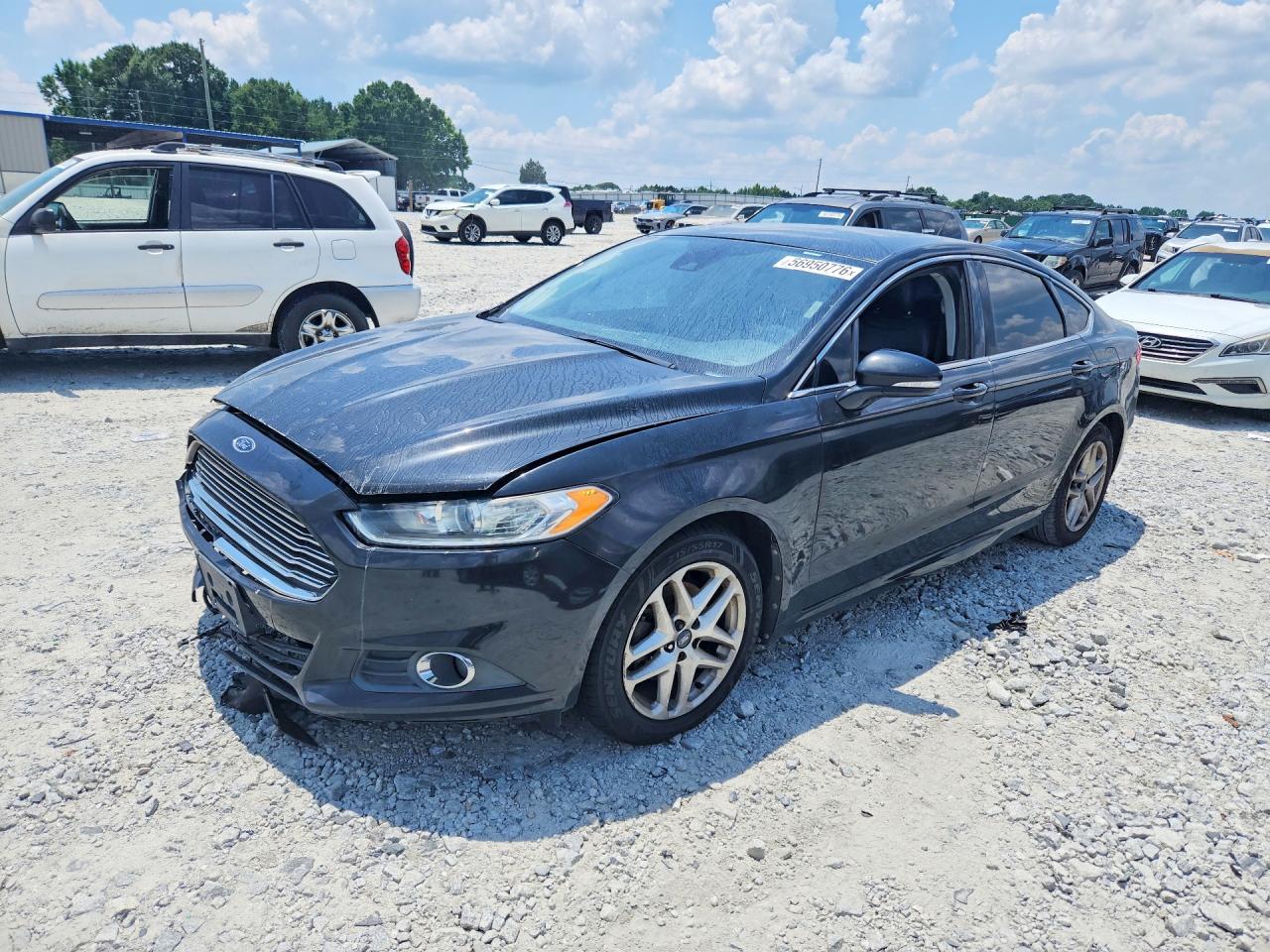 2013 Ford Fusion Se Black vin: 3FA6P0HR5DR146107