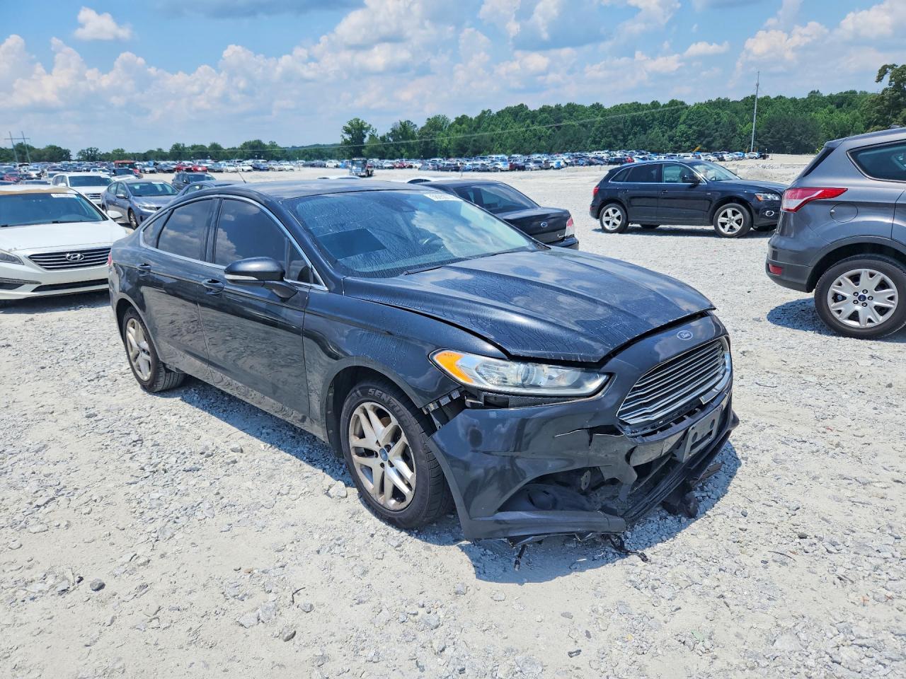2013 Ford Fusion Se Black vin: 3FA6P0HR5DR146107