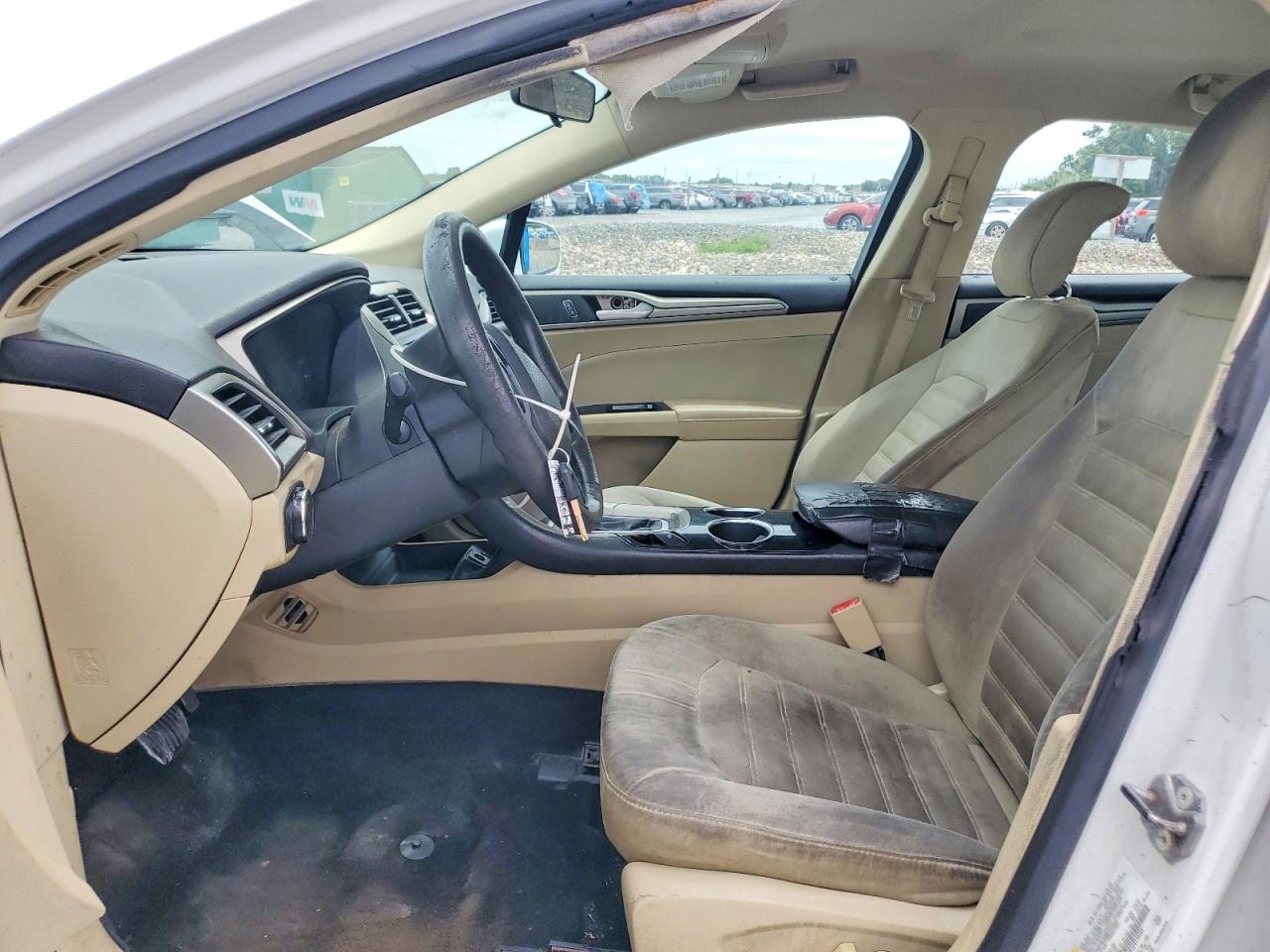 2013 Ford Fusion Se White vin: 3FA6P0HR5DR158466