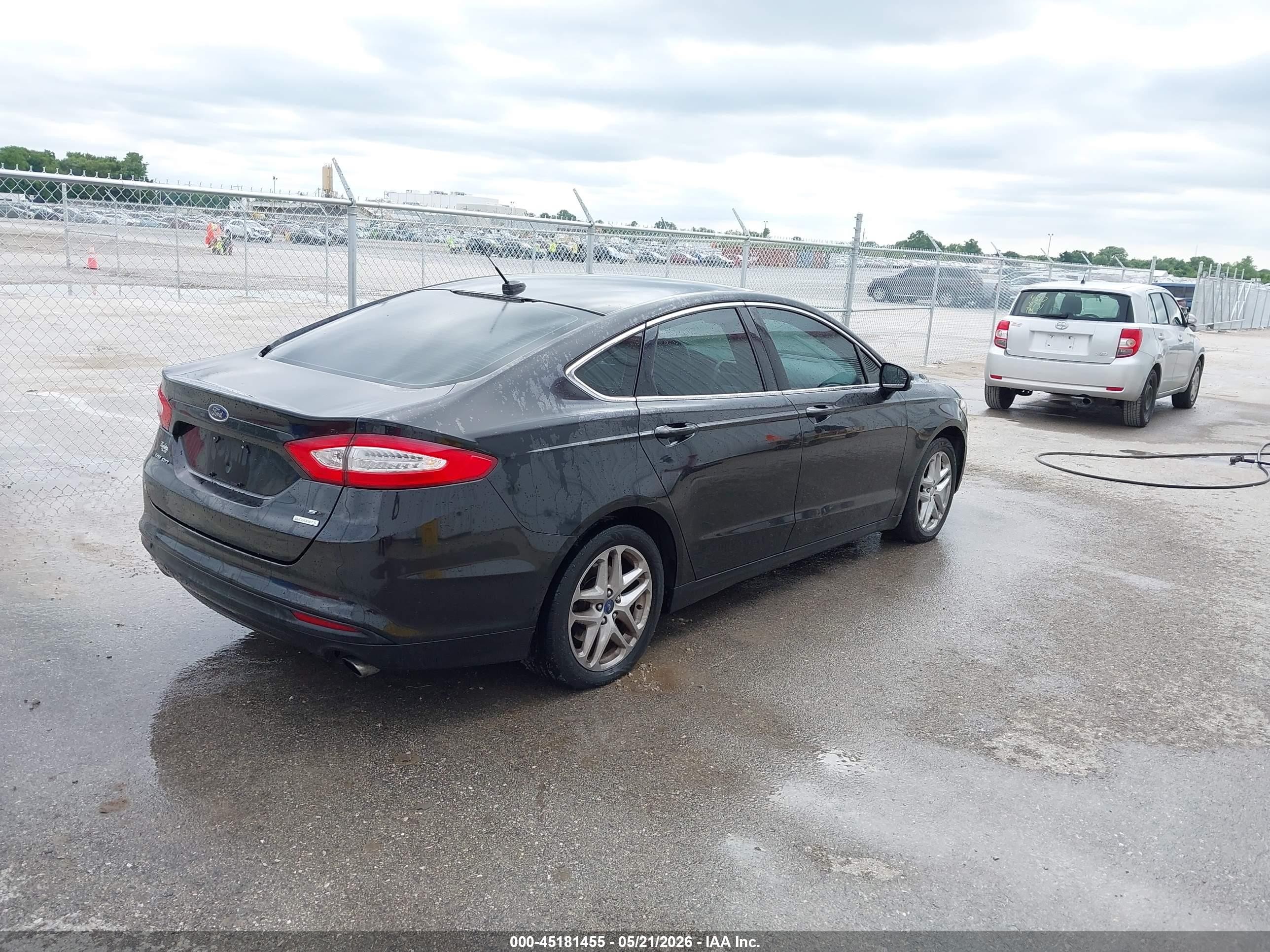 2013 Ford Fusion Se Черный vin: 3FA6P0HR5DR170696