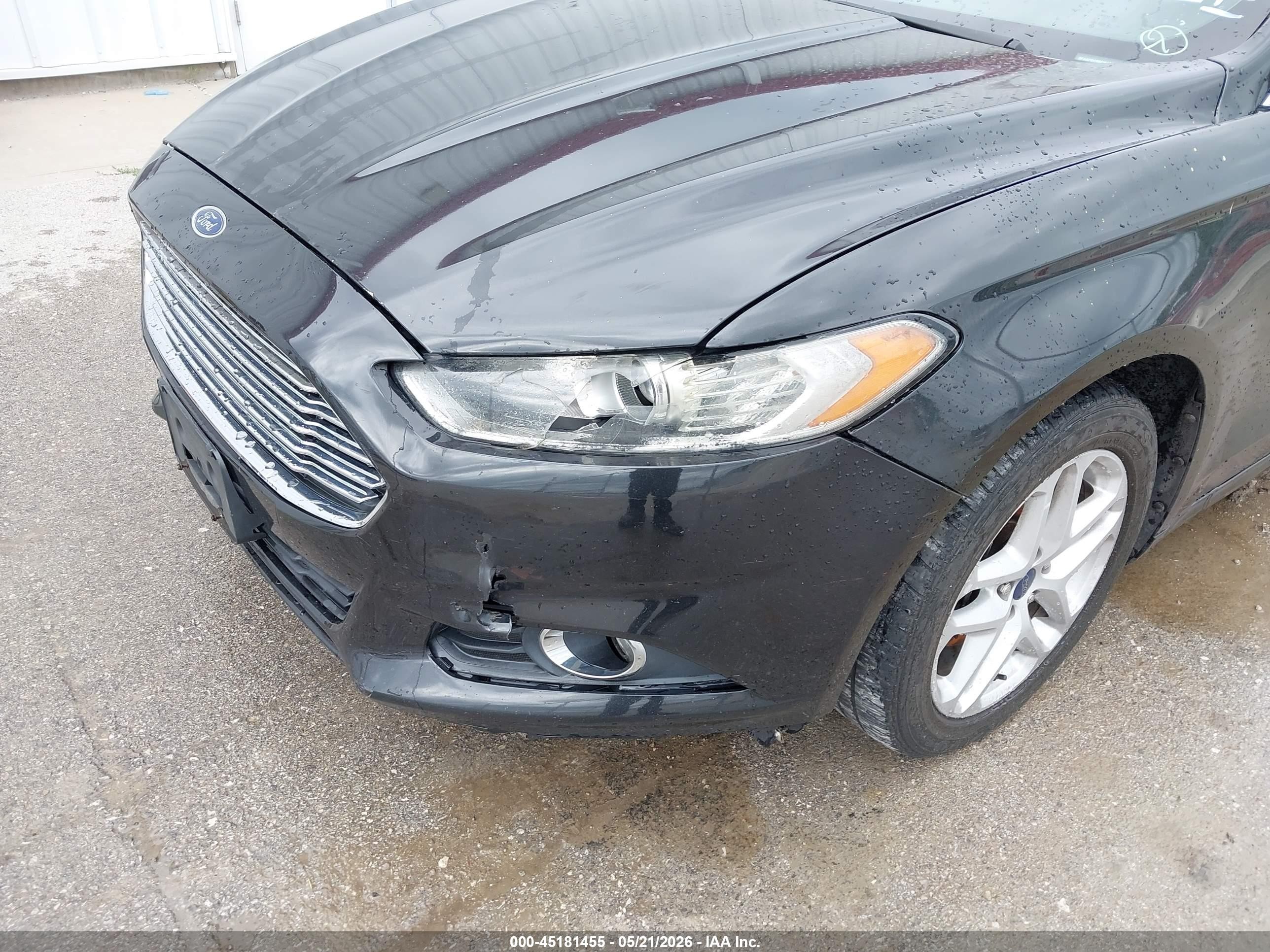 2013 Ford Fusion Se Черный vin: 3FA6P0HR5DR170696
