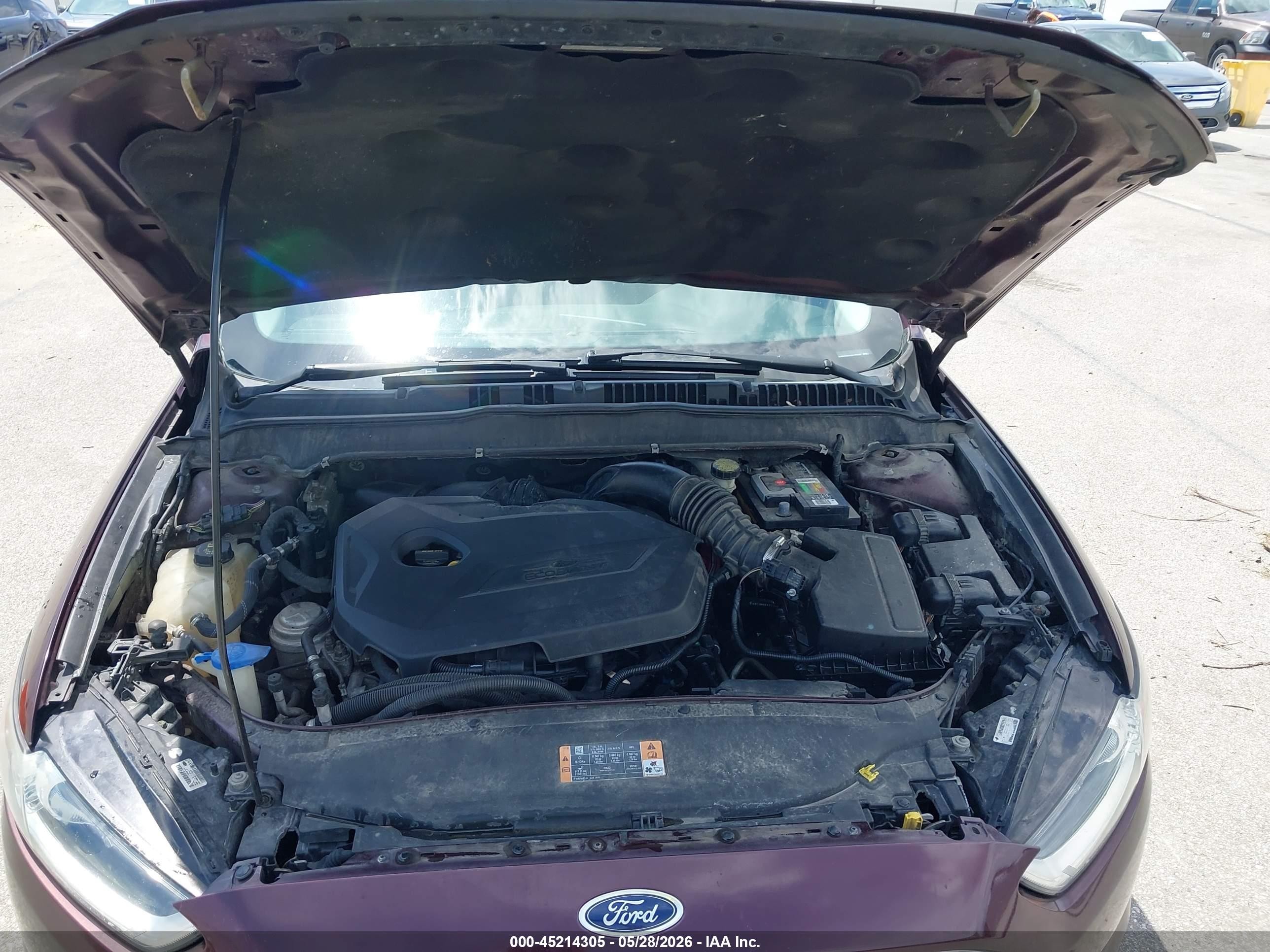 2013 Ford Fusion Se Maroon vin: 3FA6P0HR5DR175915