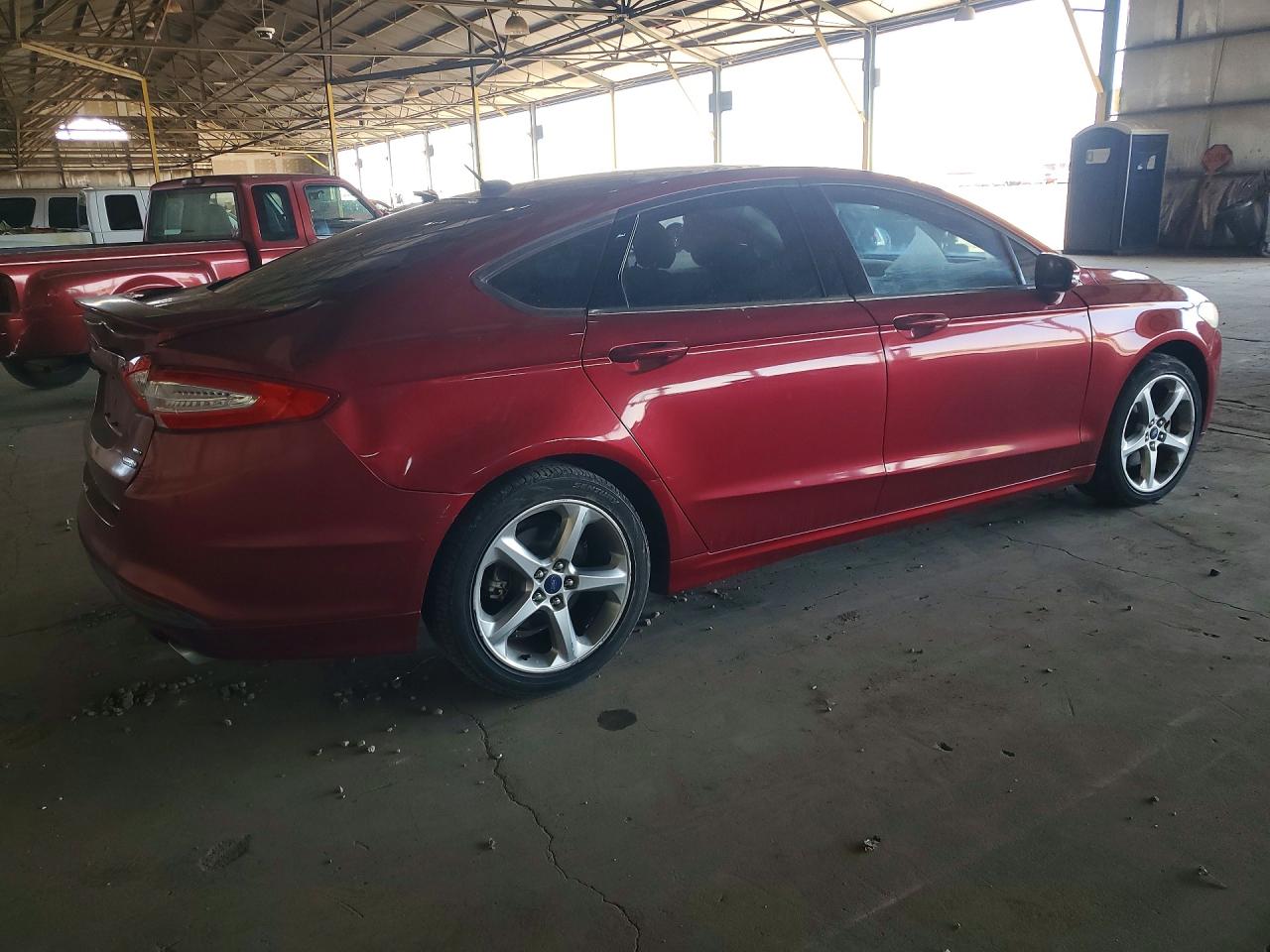 2013 Ford Fusion Se Red vin: 3FA6P0HR5DR178216