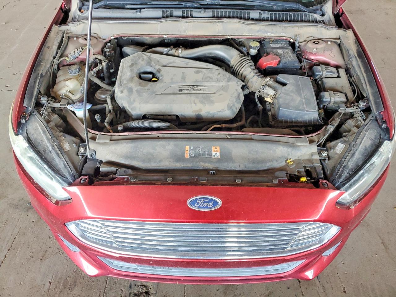 2013 Ford Fusion Se Red vin: 3FA6P0HR5DR178216