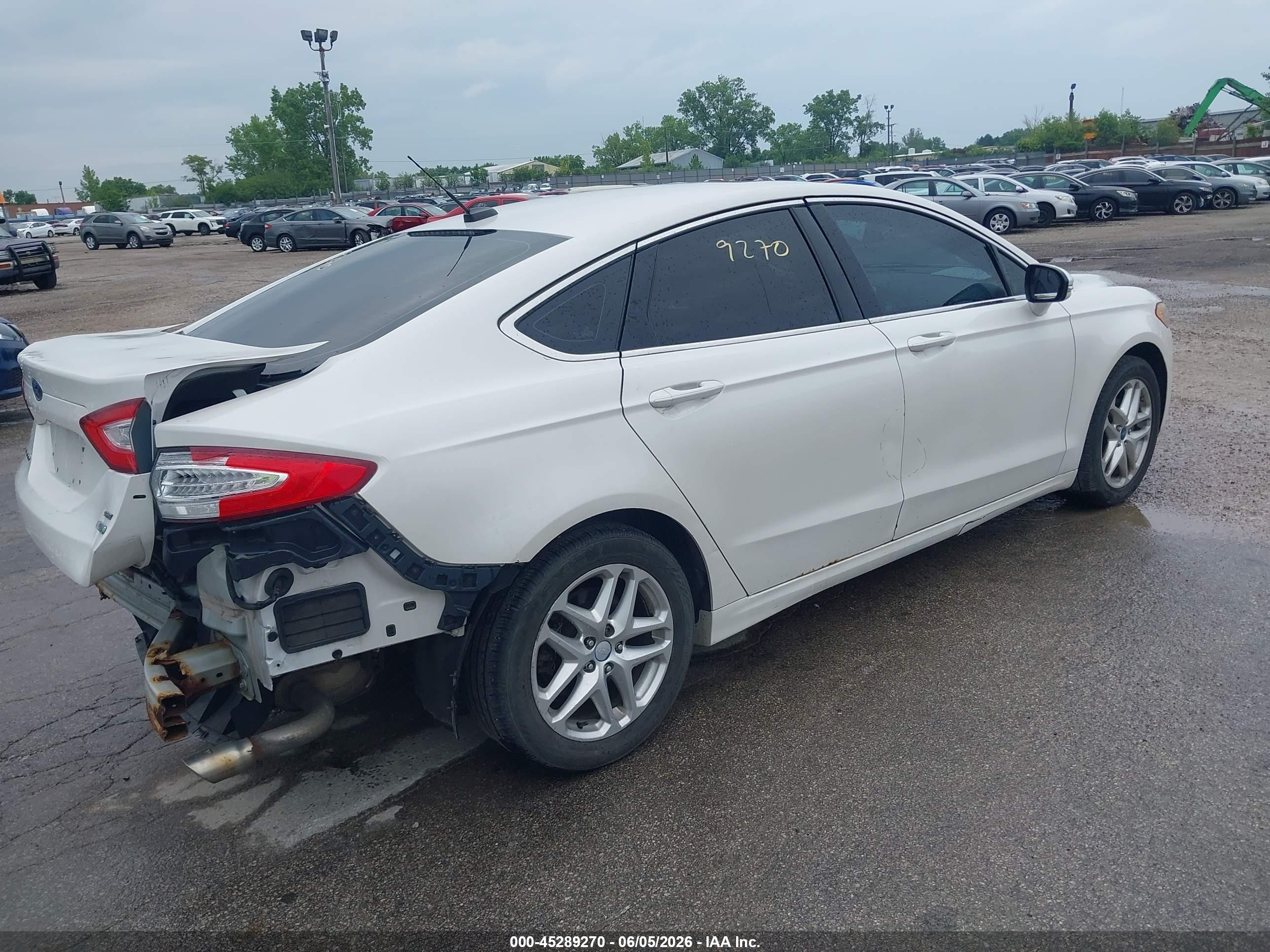 2013 Ford Fusion Se White vin: 3FA6P0HR5DR217595