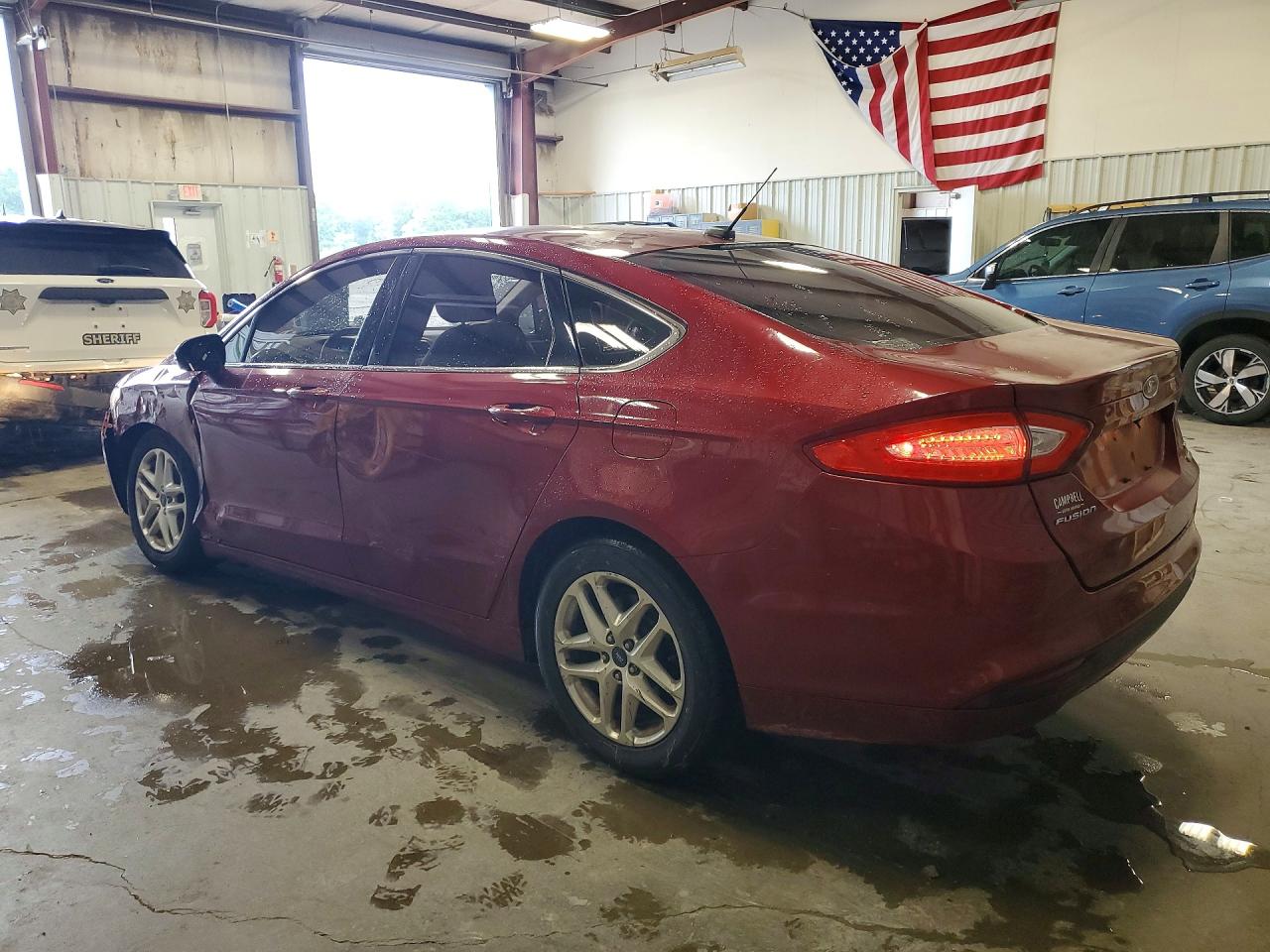 2013 Ford Fusion Se Red vin: 3FA6P0HR5DR219234