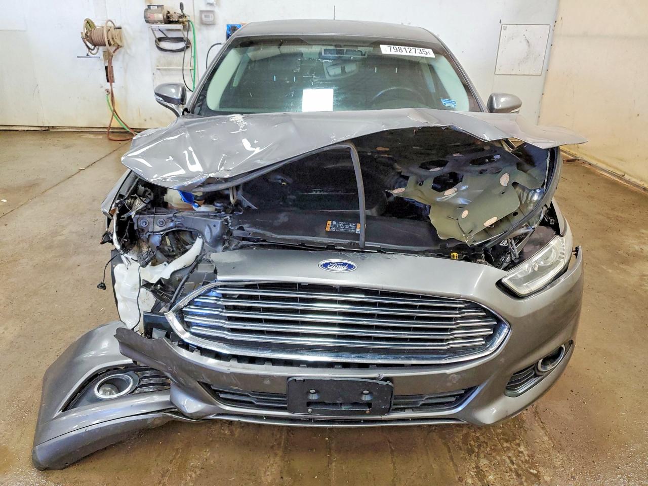 2013 Ford Fusion Se Gray vin: 3FA6P0HR5DR219623