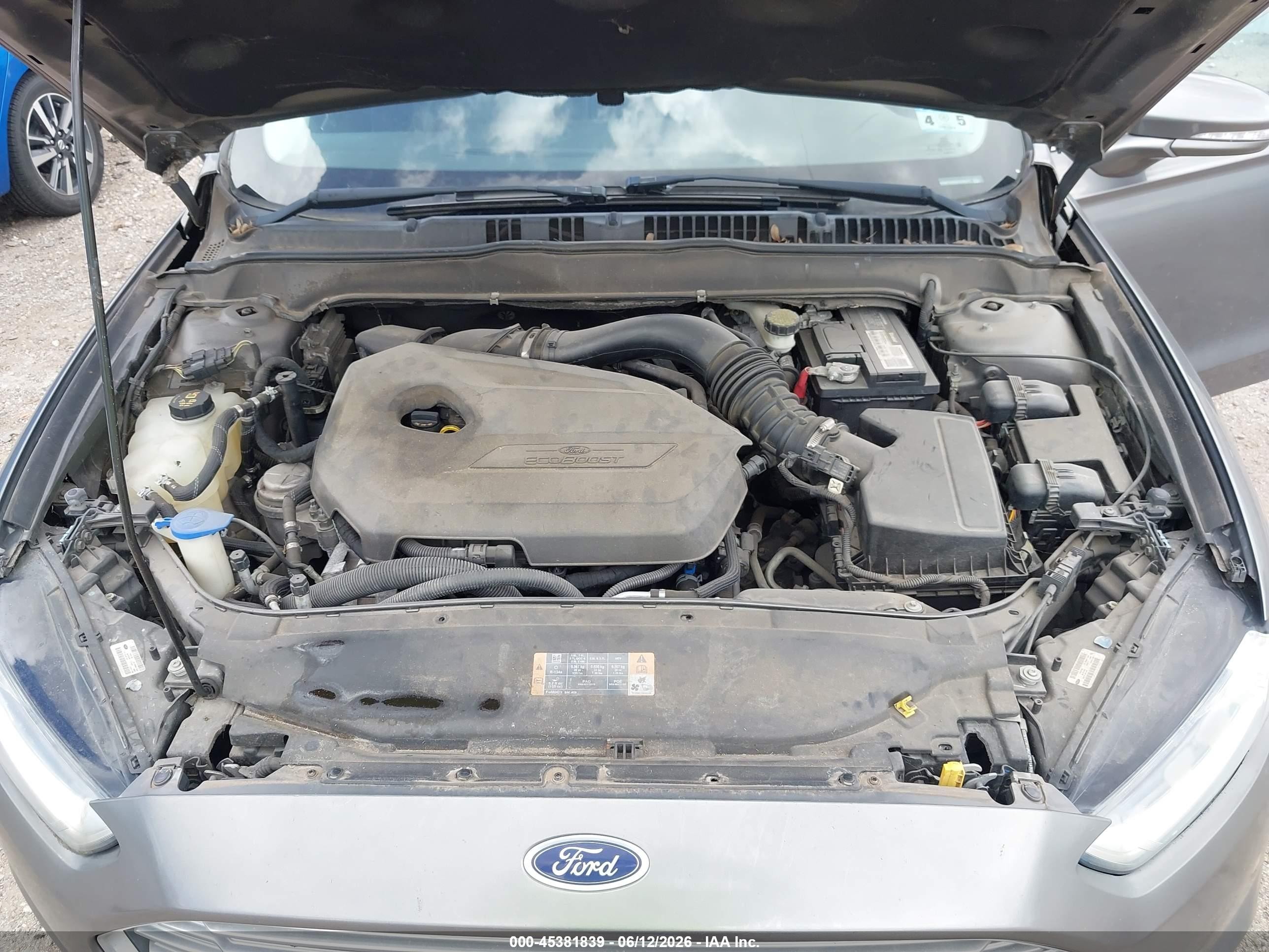 2013 Ford Fusion Se Gray vin: 3FA6P0HR5DR230377