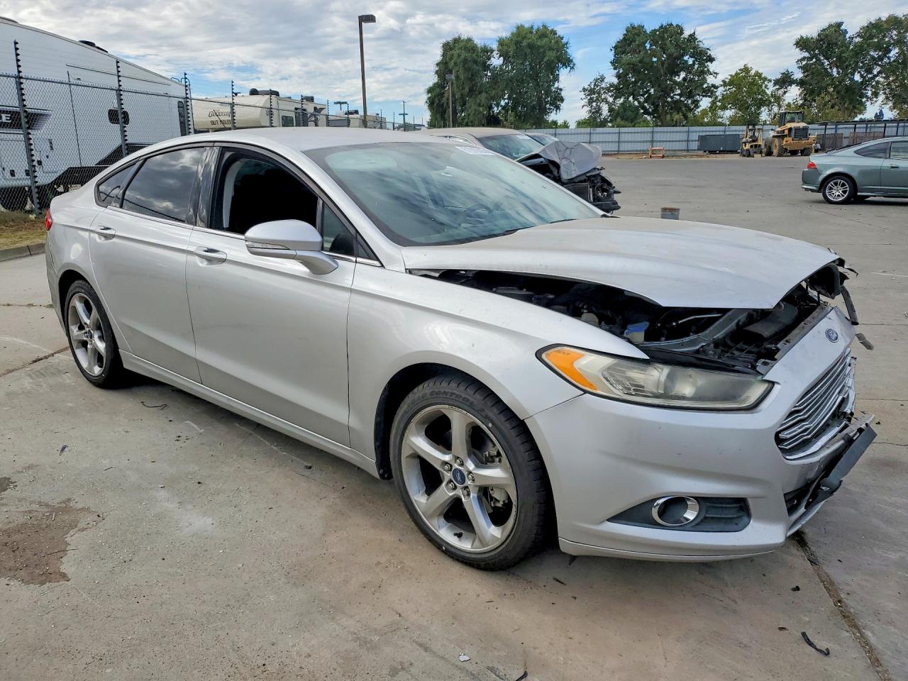 2013 Ford Fusion Se Silver vin: 3FA6P0HR5DR254744