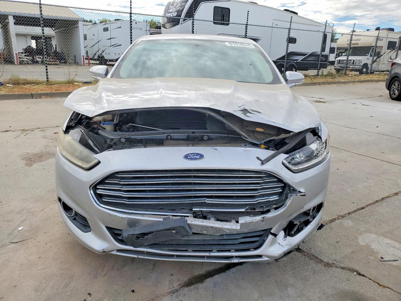 2013 Ford Fusion Se Silver vin: 3FA6P0HR5DR254744