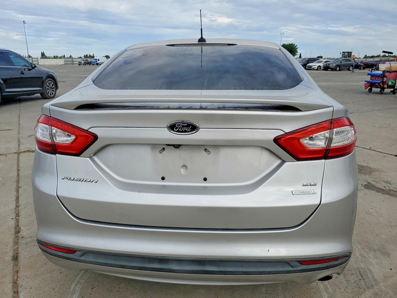 2013 Ford Fusion Se Silver vin: 3FA6P0HR5DR254744