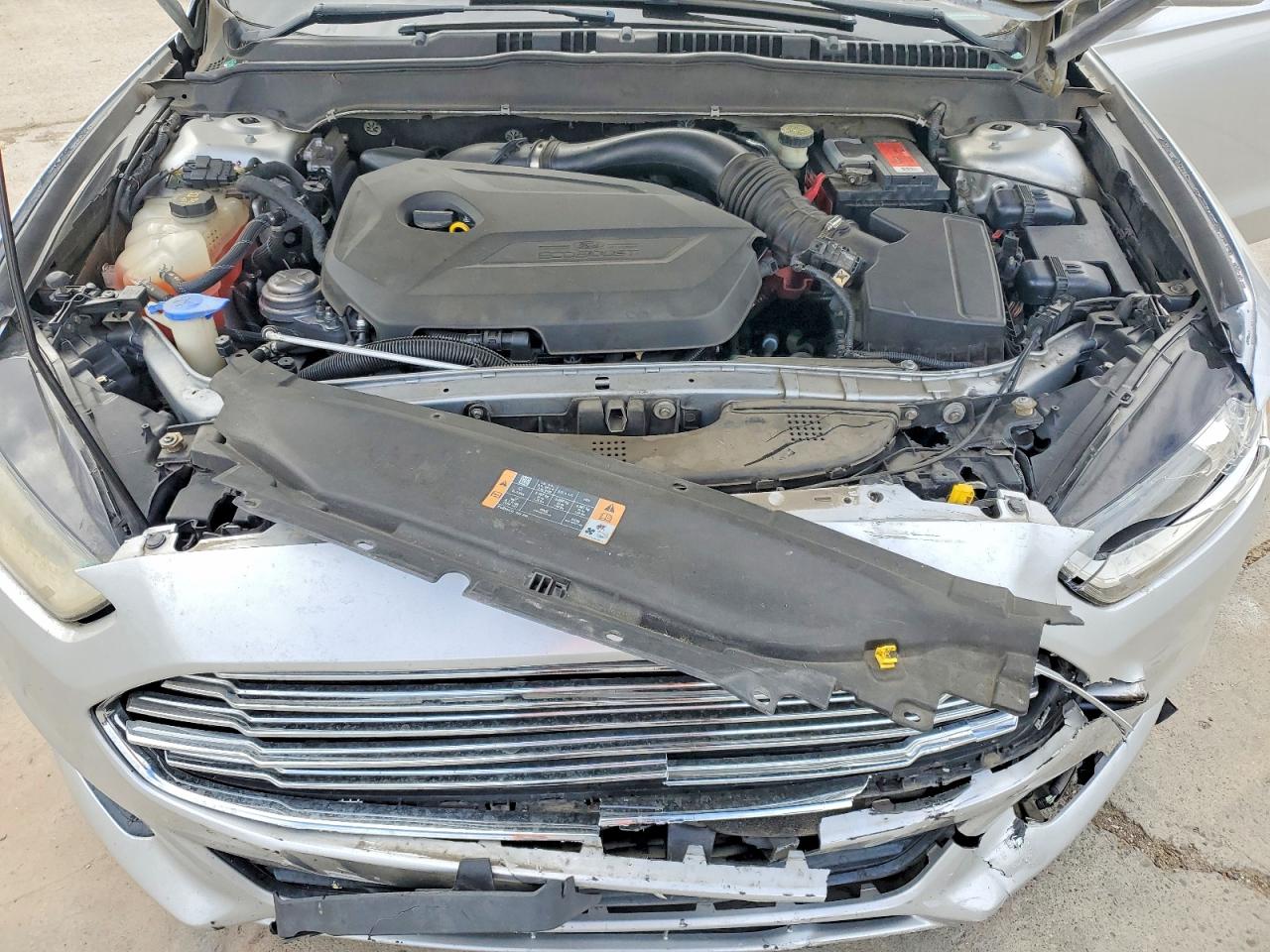 2013 Ford Fusion Se Silver vin: 3FA6P0HR5DR254744