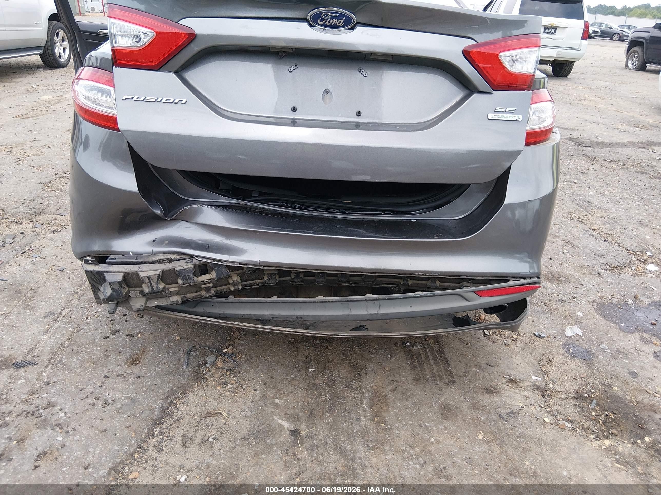 2013 Ford Fusion Se Gray vin: 3FA6P0HR5DR262360