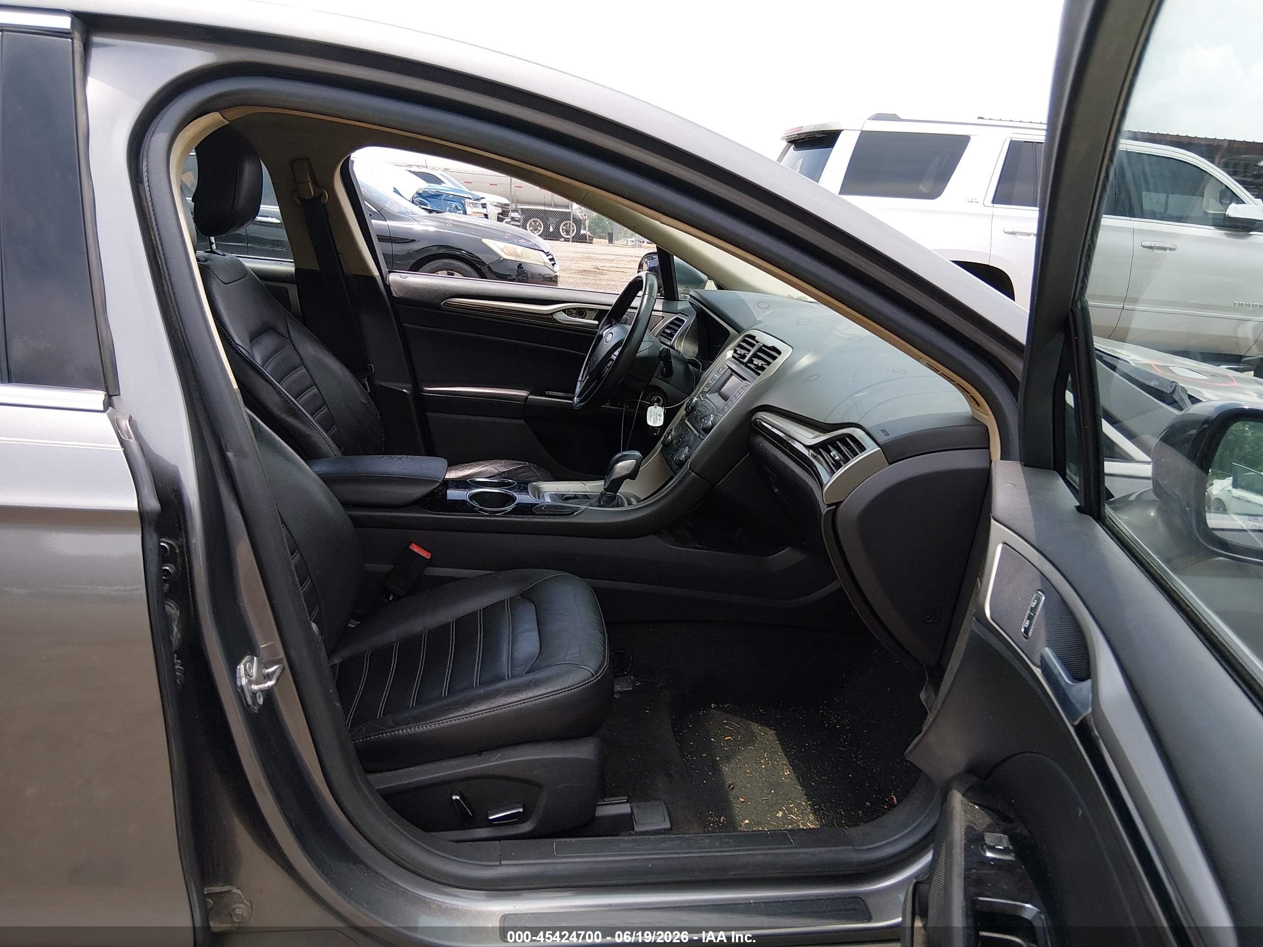2013 Ford Fusion Se Gray vin: 3FA6P0HR5DR262360